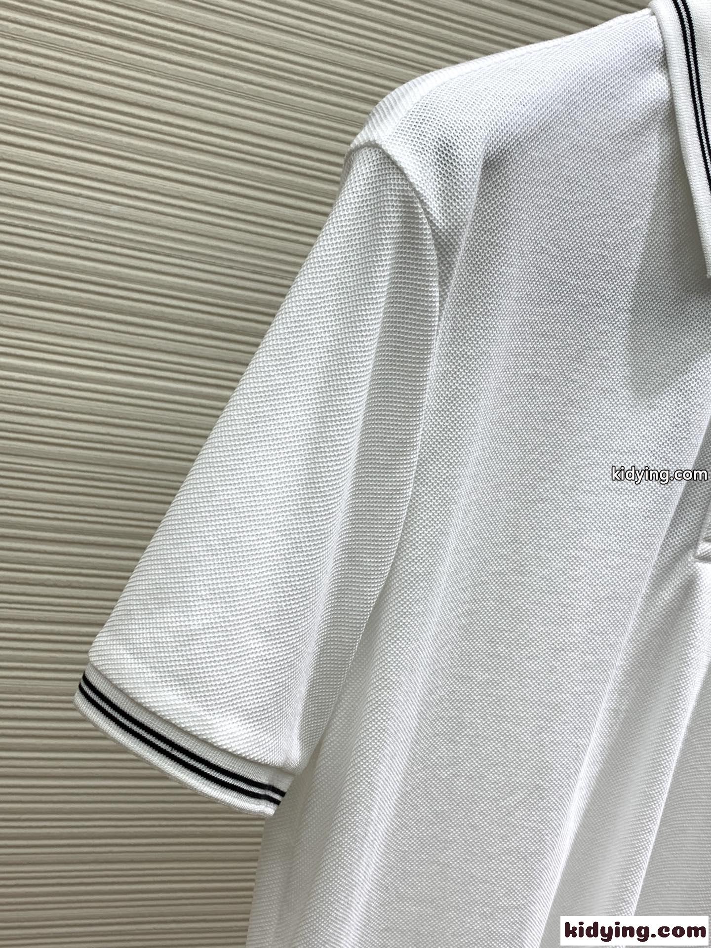 エルメネジルド・ゼニア Tシャツ コピー カジュアル コットン 半袖 ポロシャツ ホワイト-2