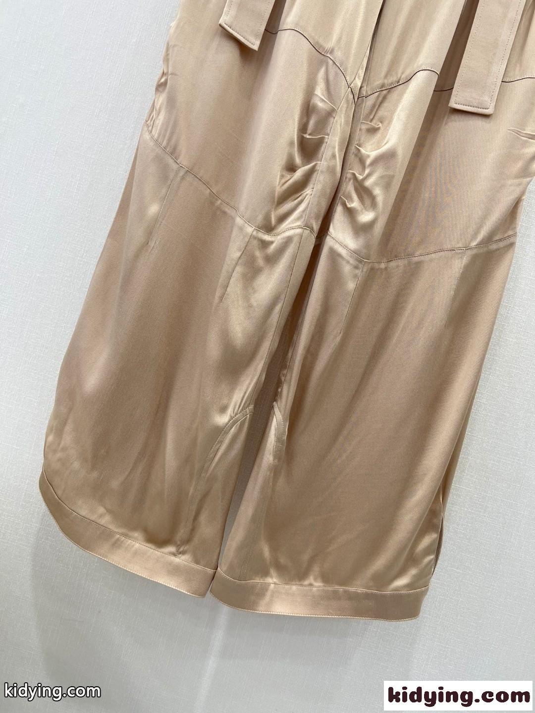 春夏 レディース カーゴパンツ フェンディ パンツ コピー ベージュ-1