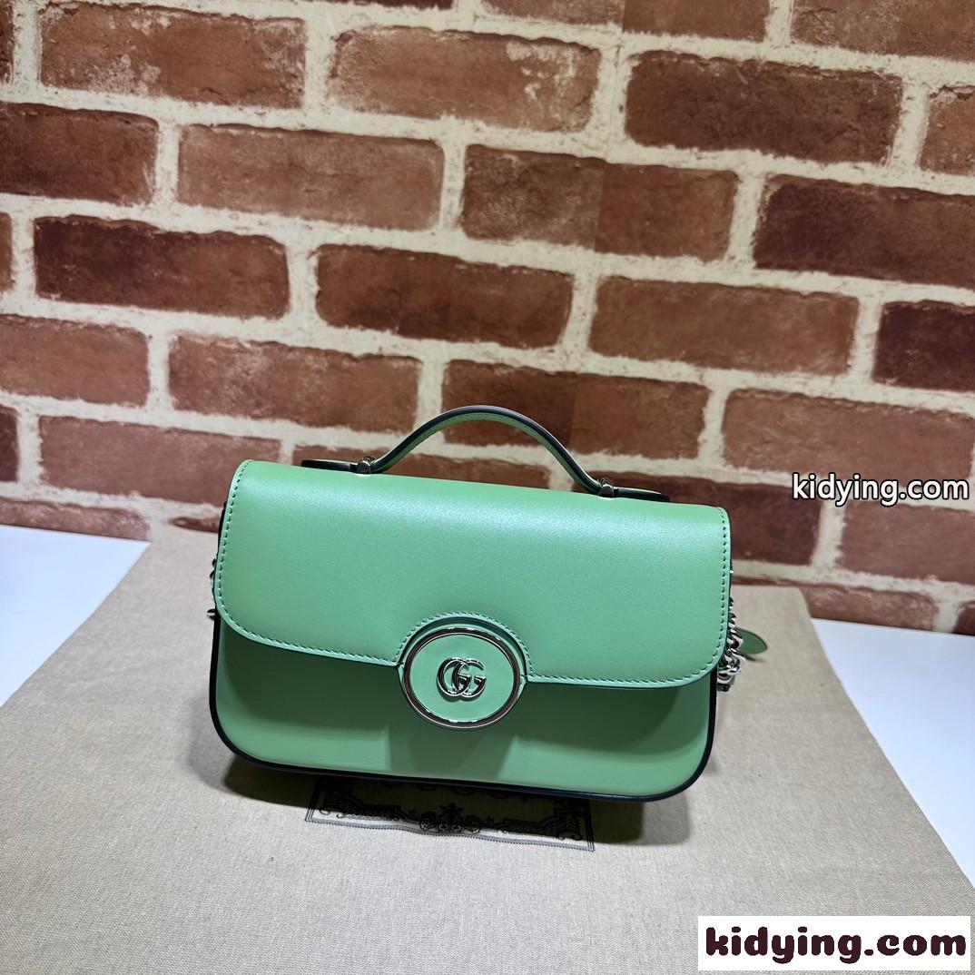 Petite GG ミニ ショルダーバッグ グッチ バッグ コピー レディース ファッション グリーン-0