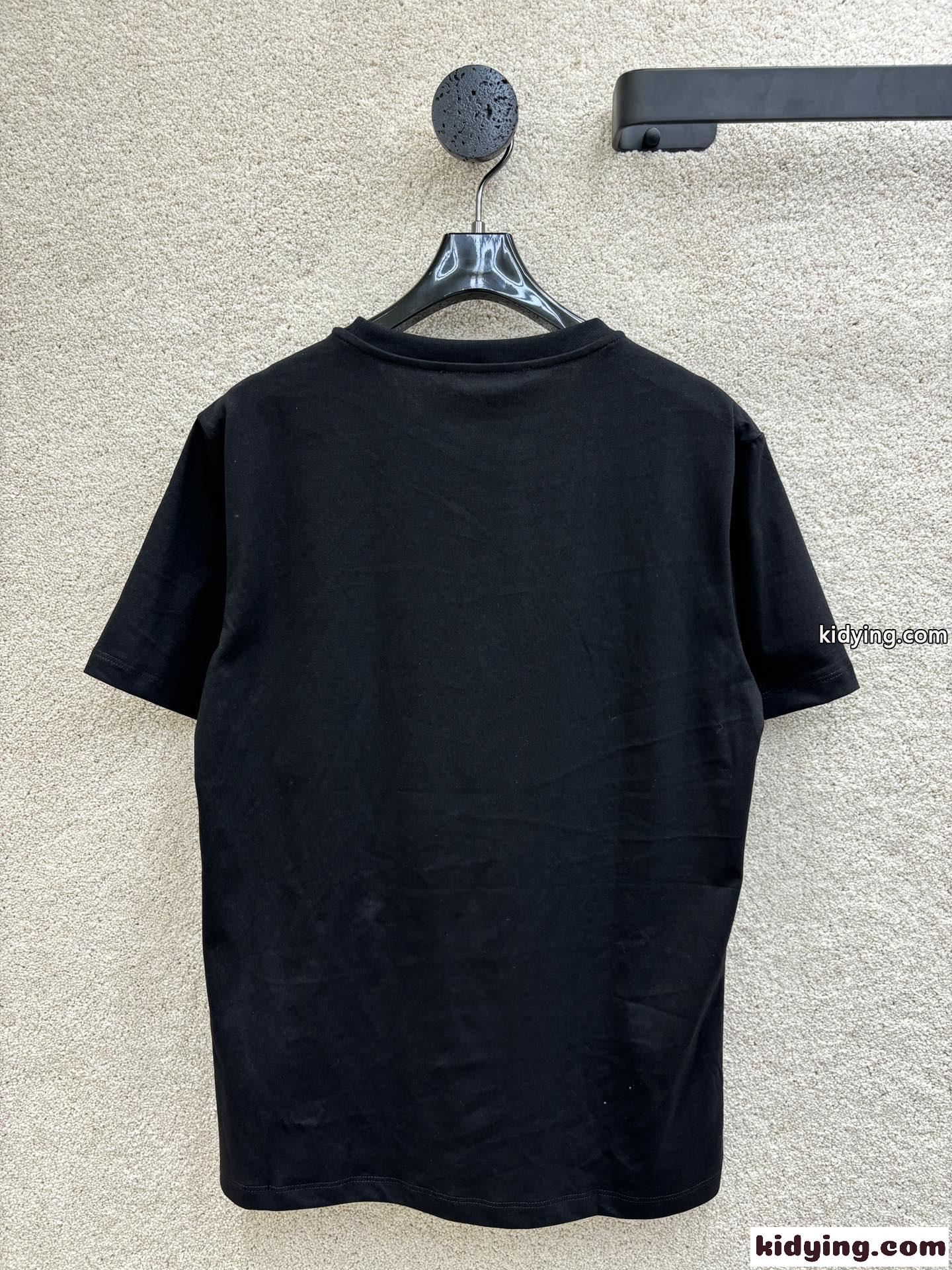 カジュアル クルーネック ルイ・ヴィトン 半袖Tシャツ コピー コットン-3