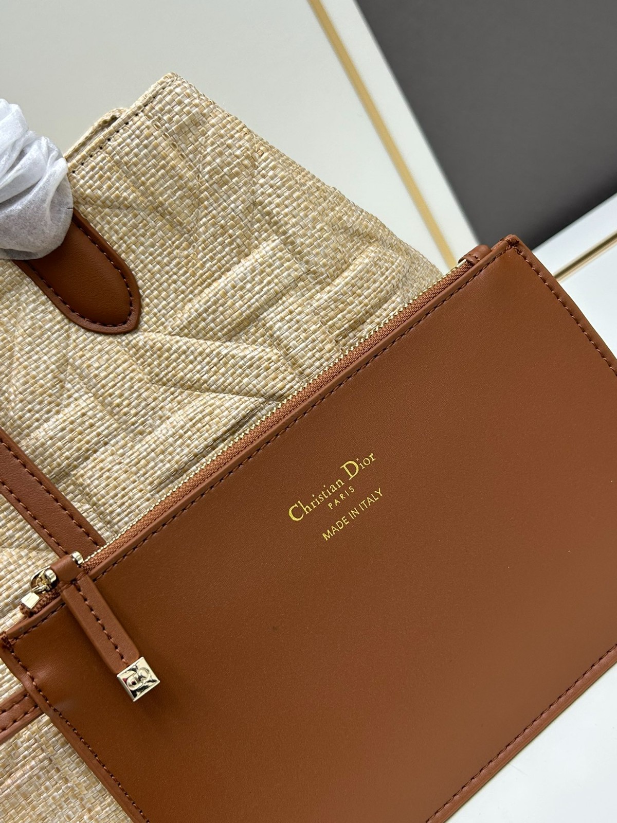 クリスチャン・ディオール バッグ コピー Dior Toujours バッグ ミディアム ベージュ-4
