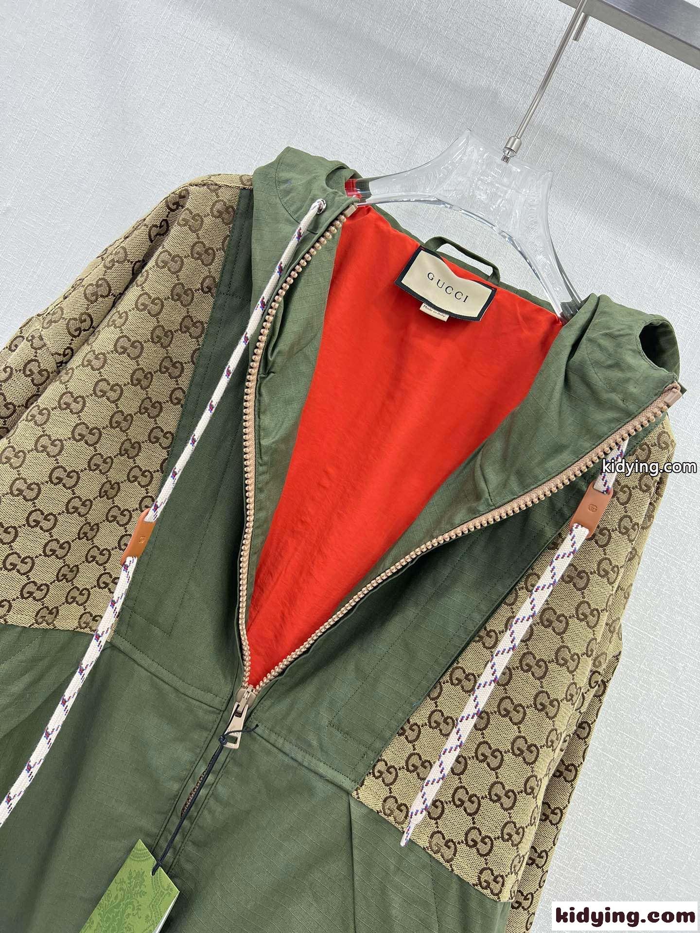 人気 グッチ GGコットンキャンバス ジップジャケット コピー ユニセックス-0