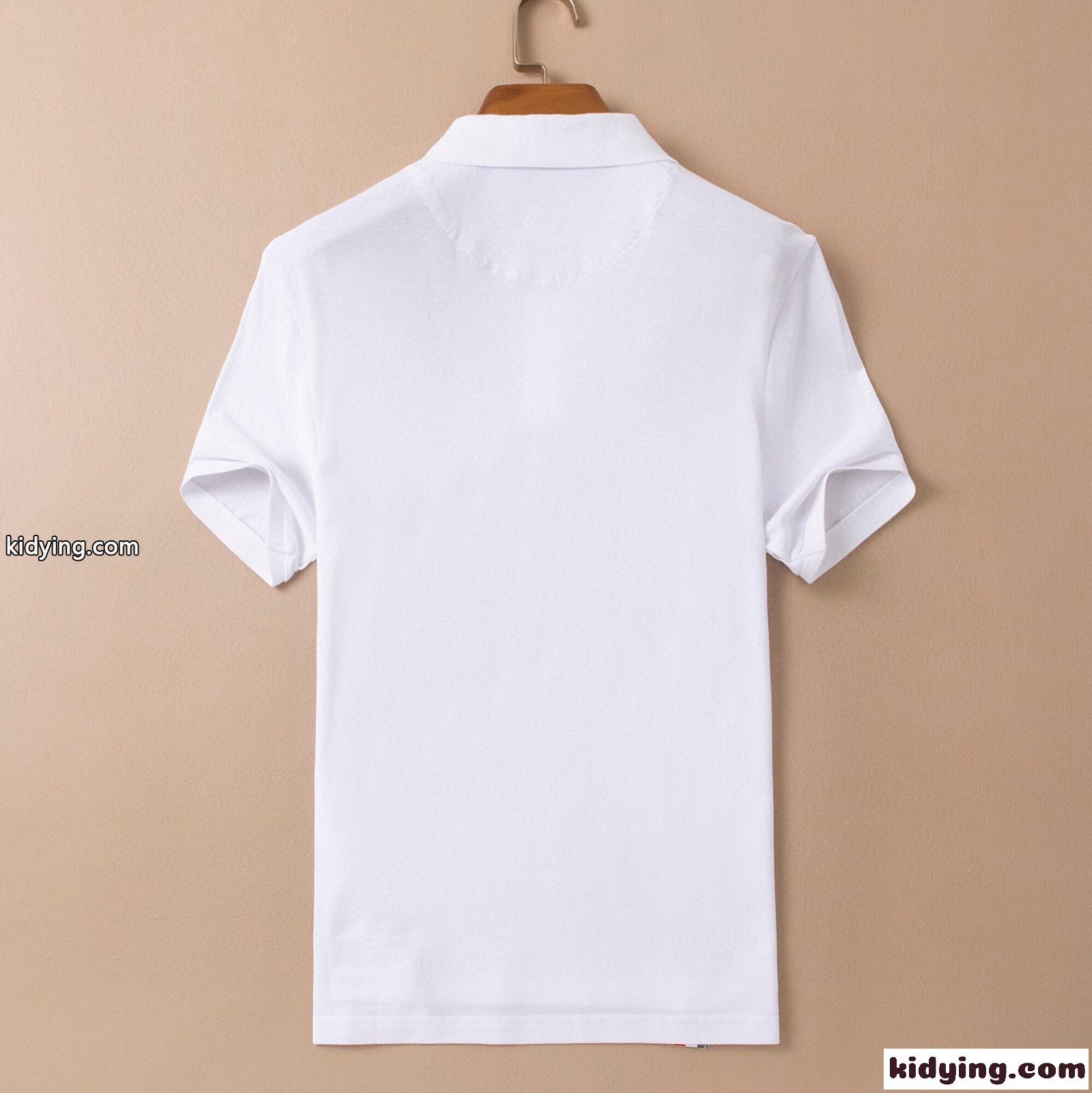 春夏 着心地いい シルケット コットン  ポロシャツ トムブラウン tシャツ コピー 半袖 4色あり メンズ トップス-3