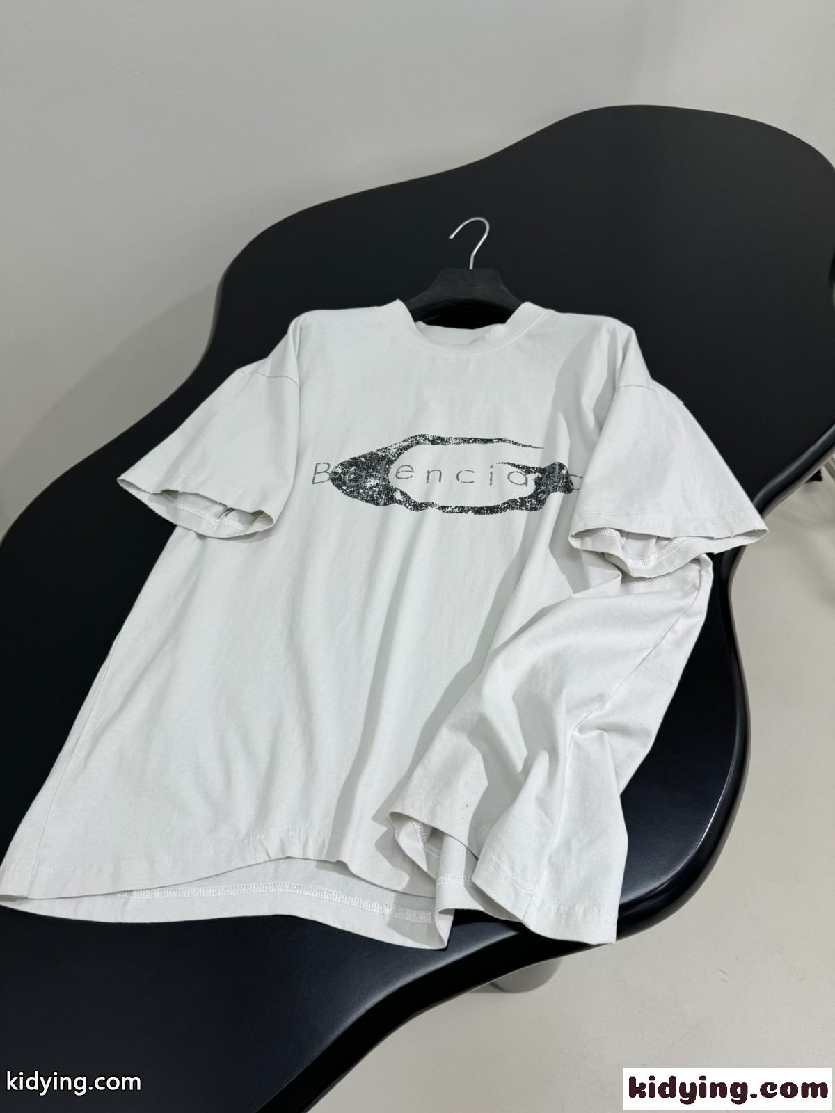 オーバーサイズ ロゴ 半袖Tシャツ バレンシアガ Tシャツ コピー ユニセックス-4