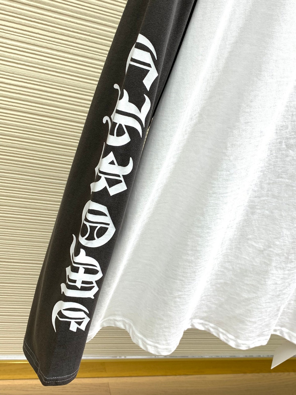 クロムハーツ Tシャツ コピー 人気 おしゃれ プリント 配色 長袖Tシャツ-0