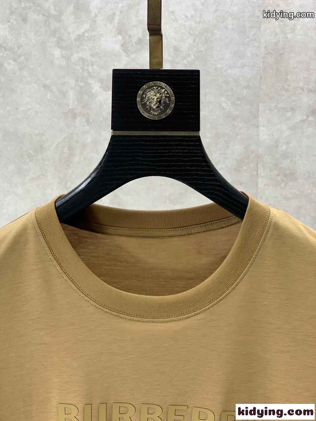 ベーシック ロゴ クルーネック 半袖 コットンTシャツ バーバリー Tシャツ コピー-2