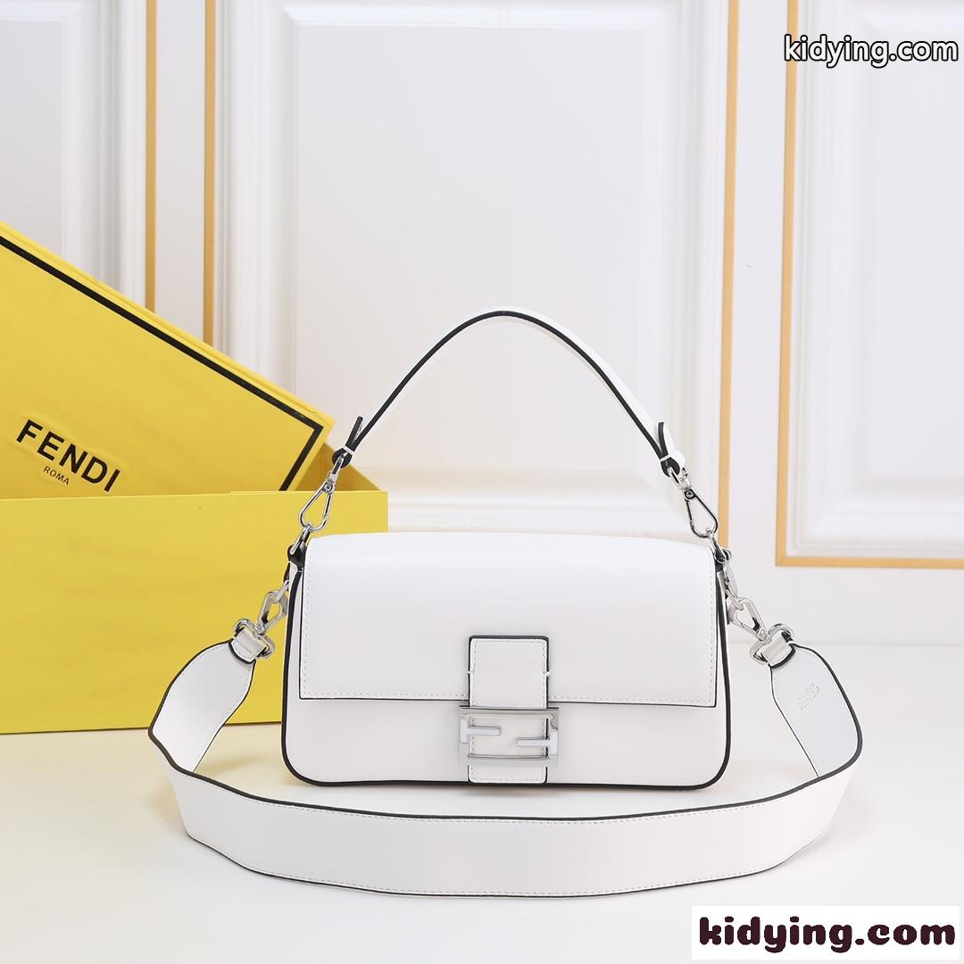 Fendi X Tiffany&Co 限定コラボ バケット フェンディ バッグ 人気 コピー ショルダーバッグ ホワイト-1