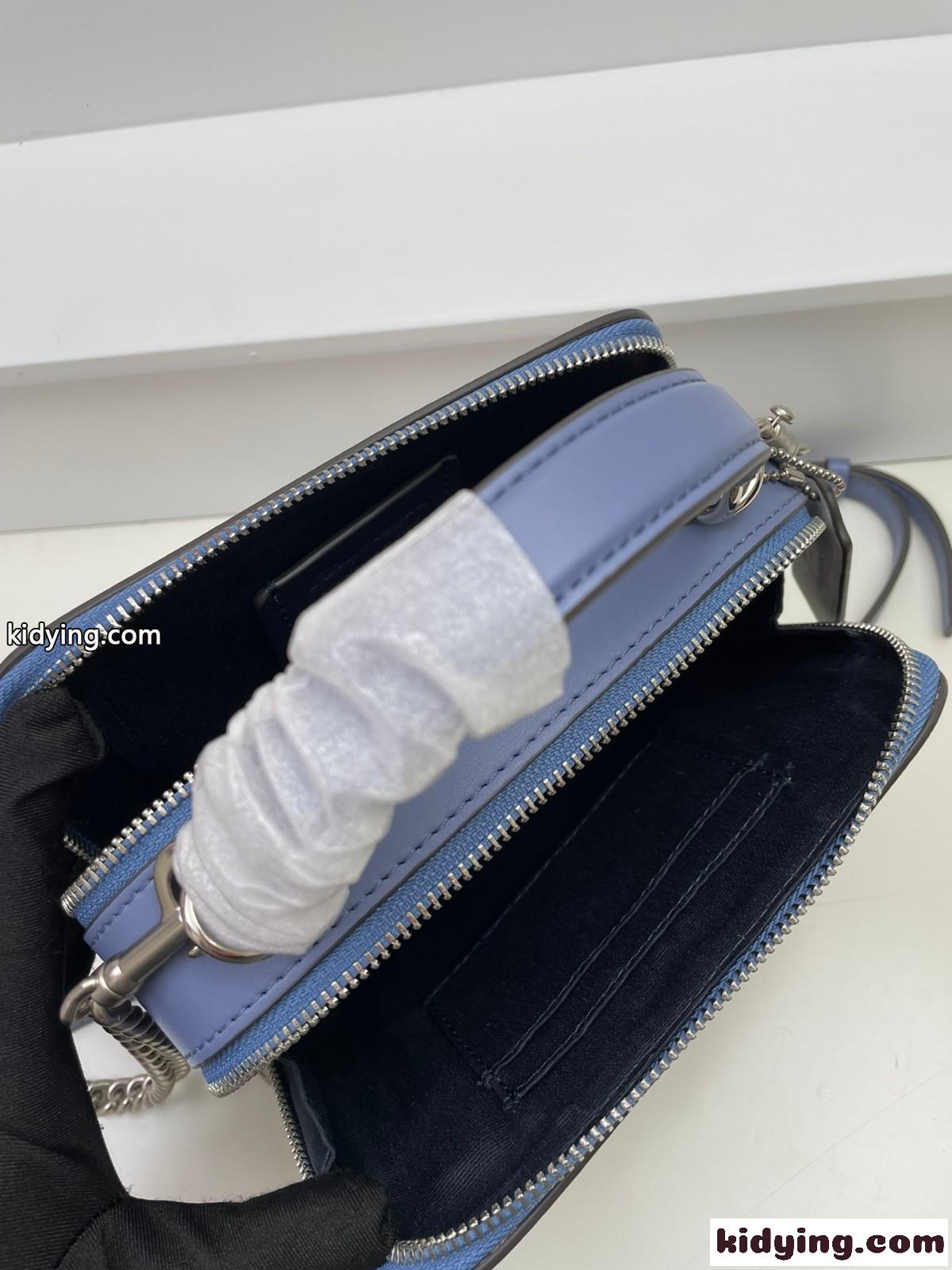 DISNEY X COACH コーチ バッグ コピー レディース ダブルジップ ボックスショルダーバッグ-4