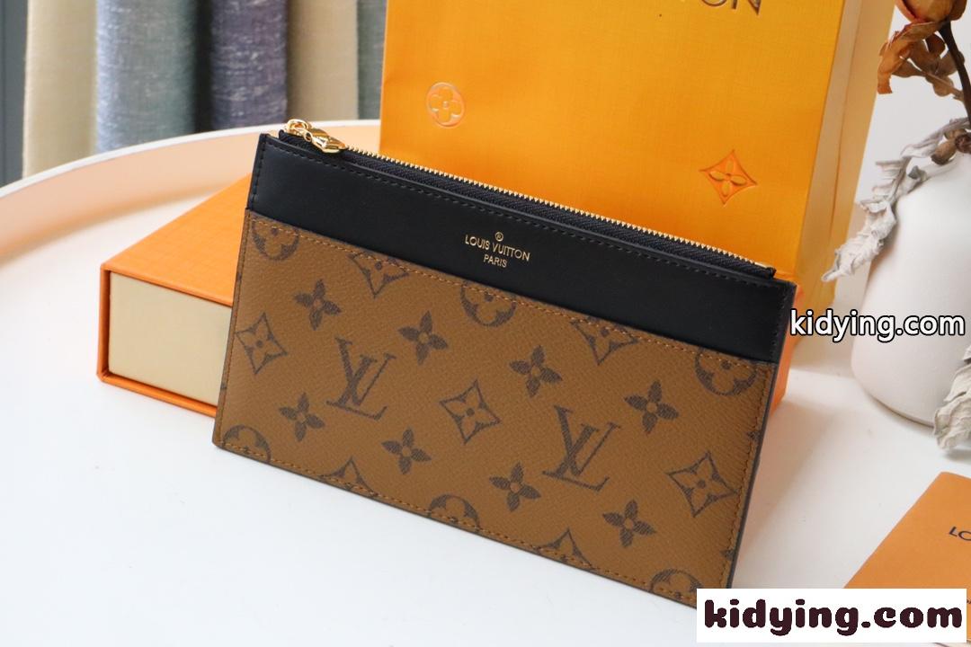 便利でオシャレ☆ルイヴィトン 財布 コピー スリム パース M80348 モノグラム-2