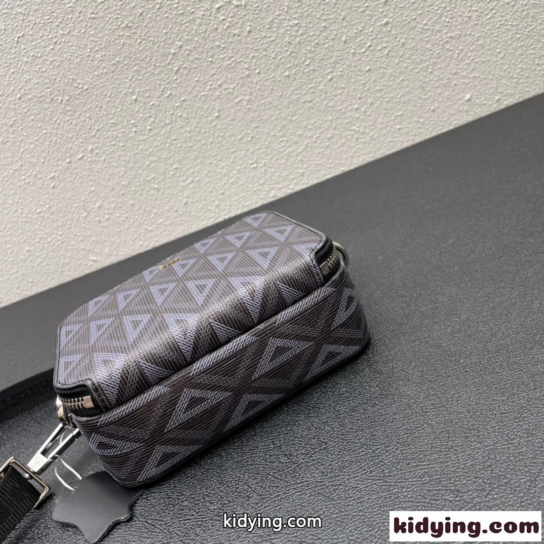クリスチャン・ディオール バッグ コピー 大人気!! DIOR CD Diamond キャンバス メッセンジャーポーチ 斜め掛け-4
