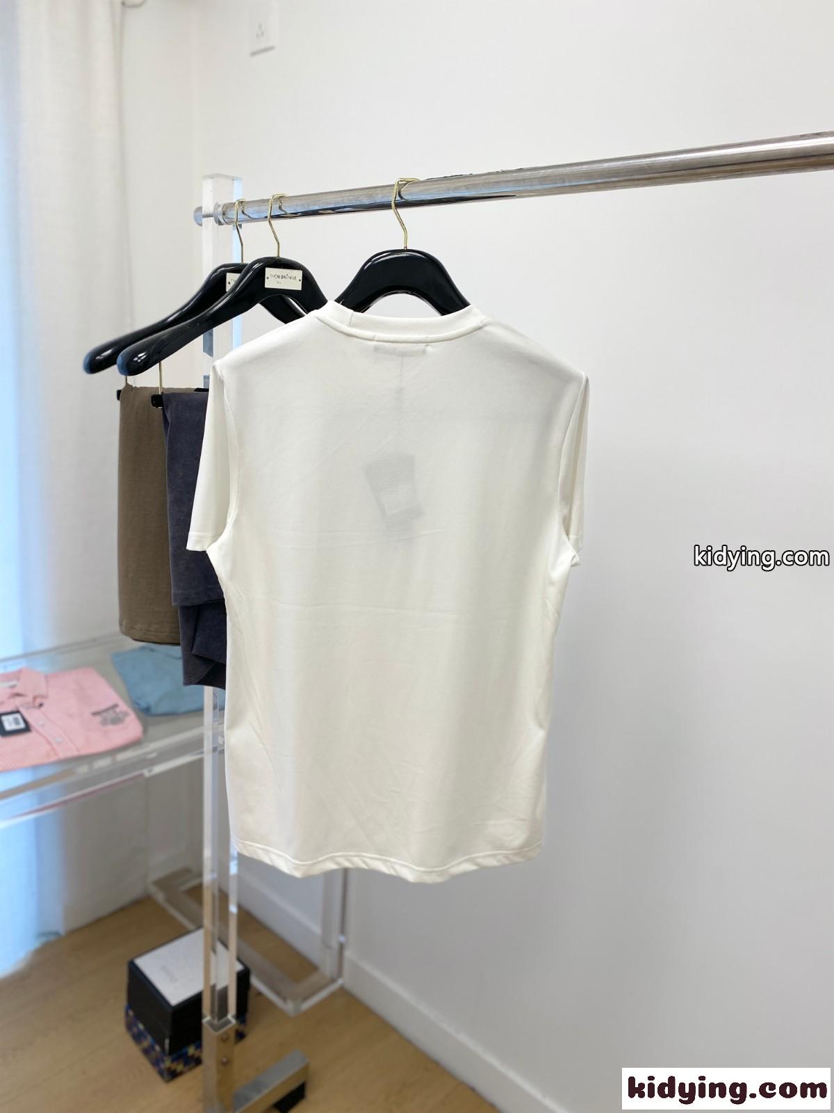 カジュアル 合わせやすい コットンTシャツ ドルチェ&ガッバーナ 半袖Tシャツ コピー ホワイト-2