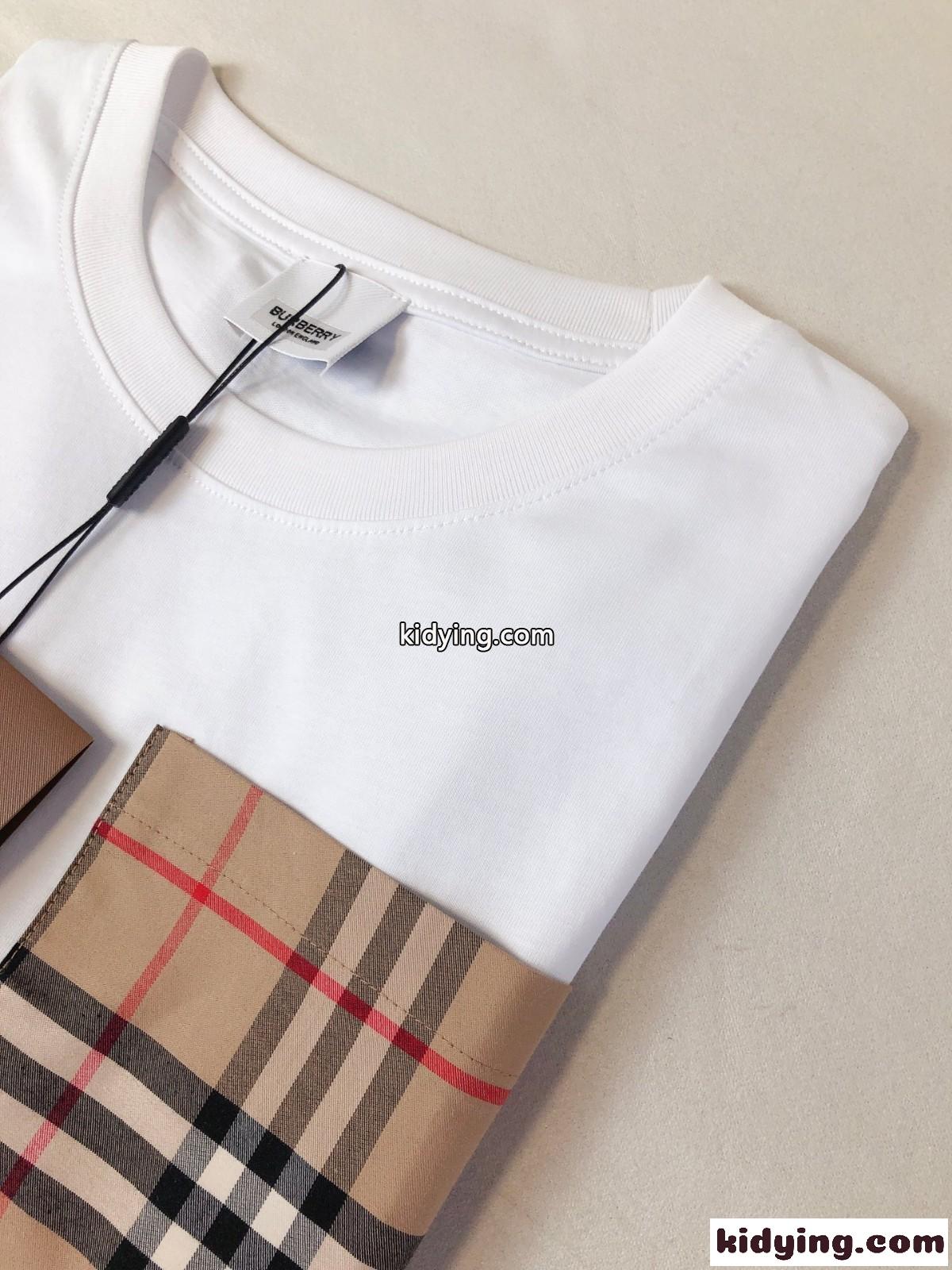 バーバリー Tシャツ コピー ヴィンテージチェックポケット コットン 半袖Tシャツ-3