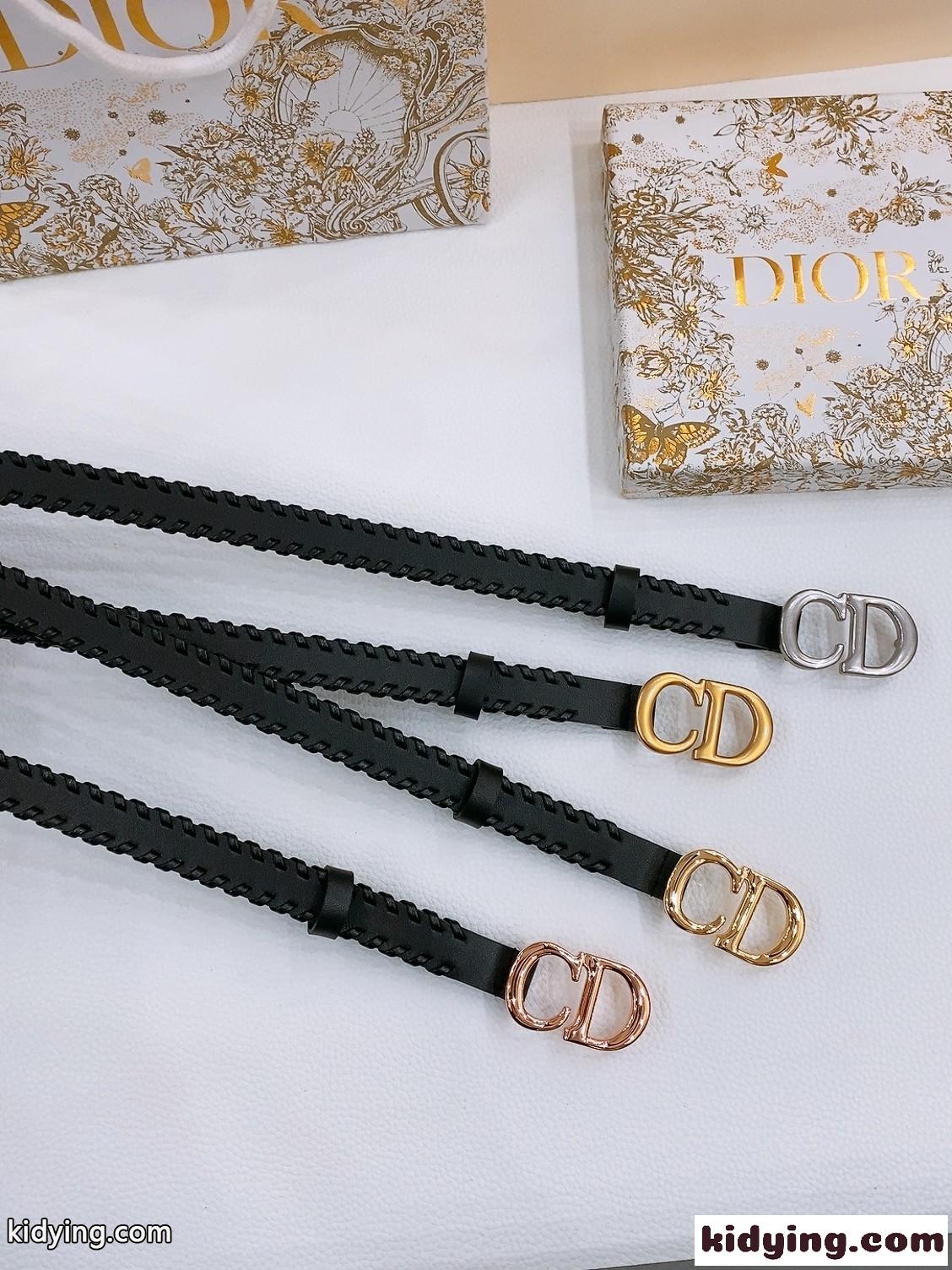 お洒落 20mm 合わせやすい Saddle ベルト クリスチャン・ディオール コピー ブラック-0