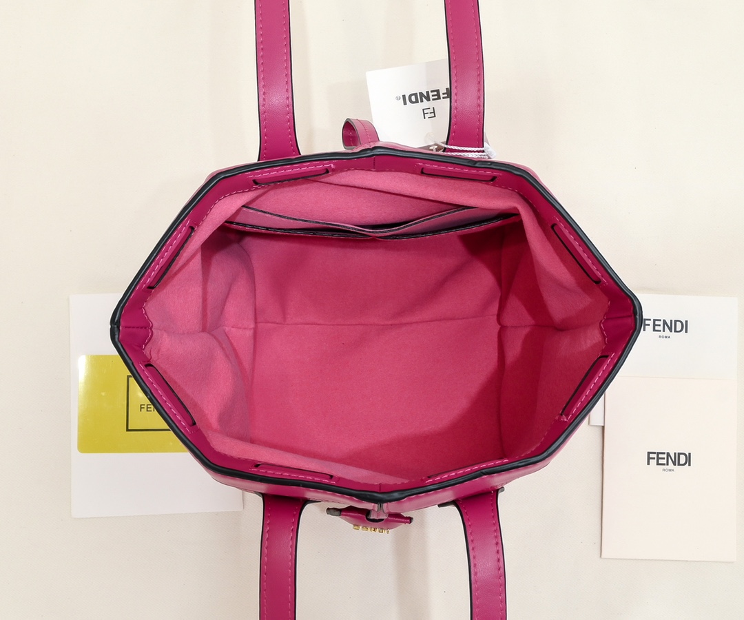 Fendi Origami スモール 変形ミニバッグ フェンディ バッグ コピー ピンクレザー-4
