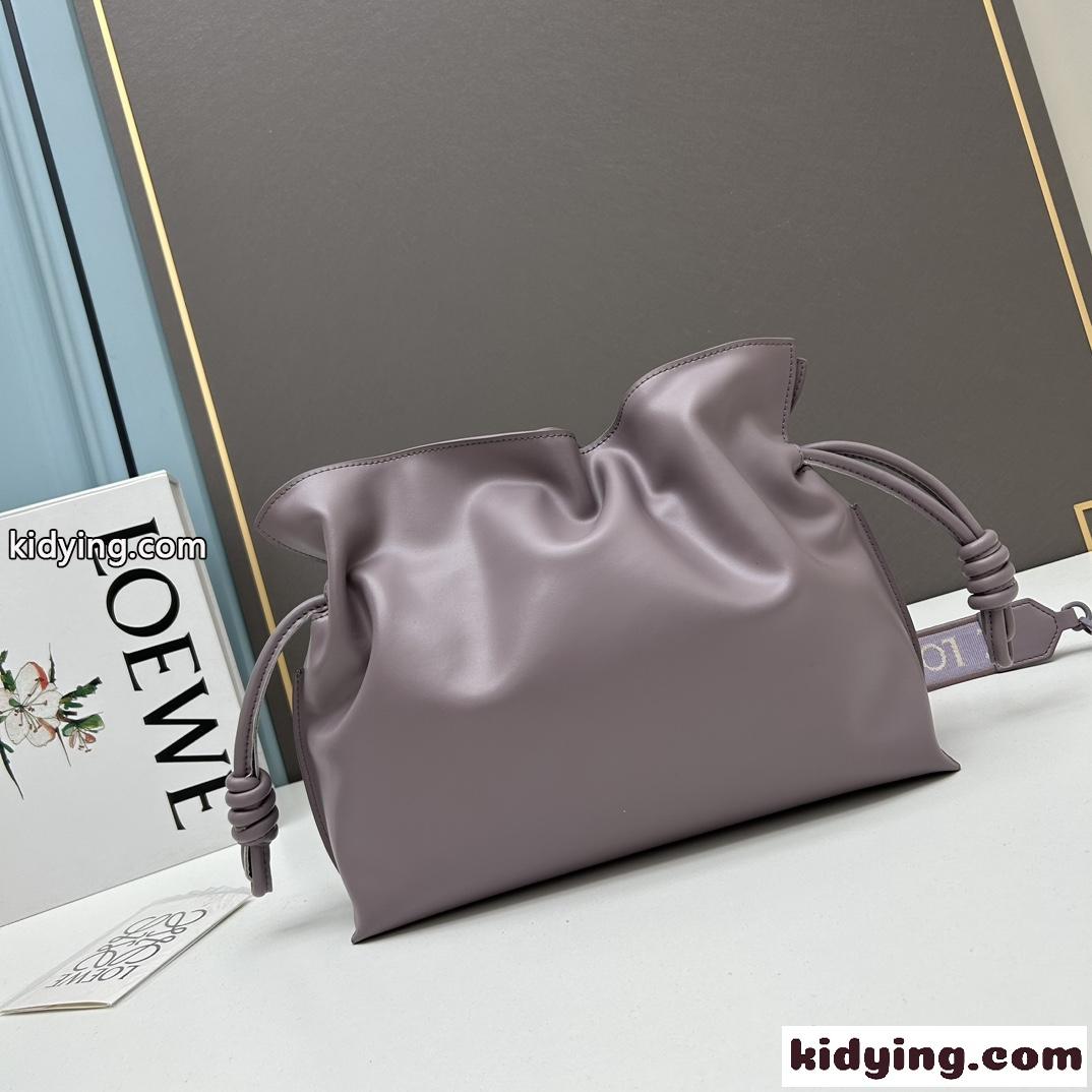 LOEWE フラメンコクラッチ ロエベ バッグ コピー ショルダーバッグ パープル-2