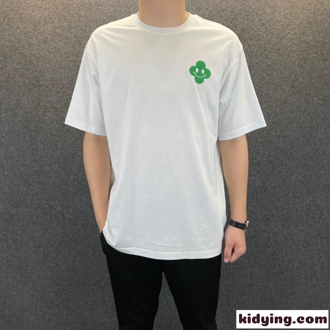 カジュアル ゆったり 快適 プリント 柔らかい ルイ・ヴィトン tシャツ コピー カジュアル トップス-0