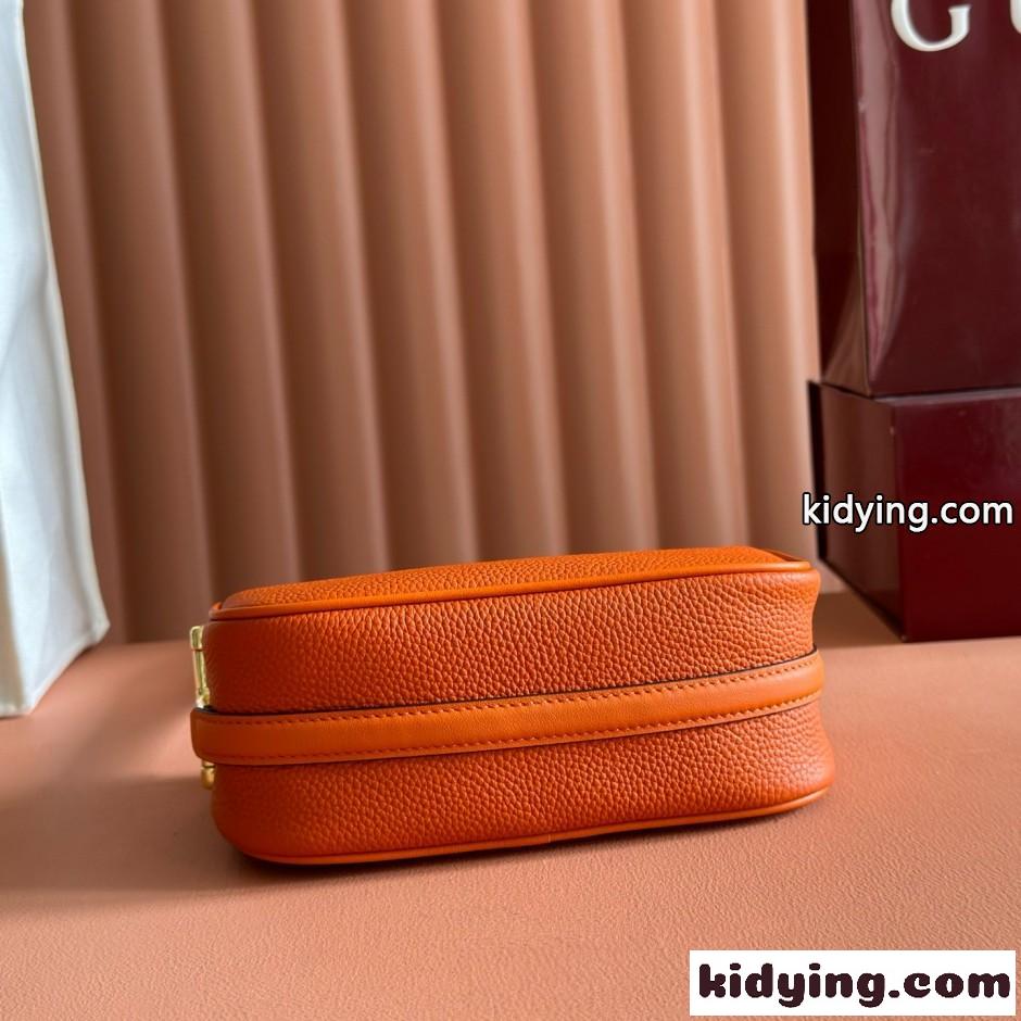 GUCCI グッチ ハーフ ホースビット ミニバッグ 860784 スーパーコピー オレンジ-3