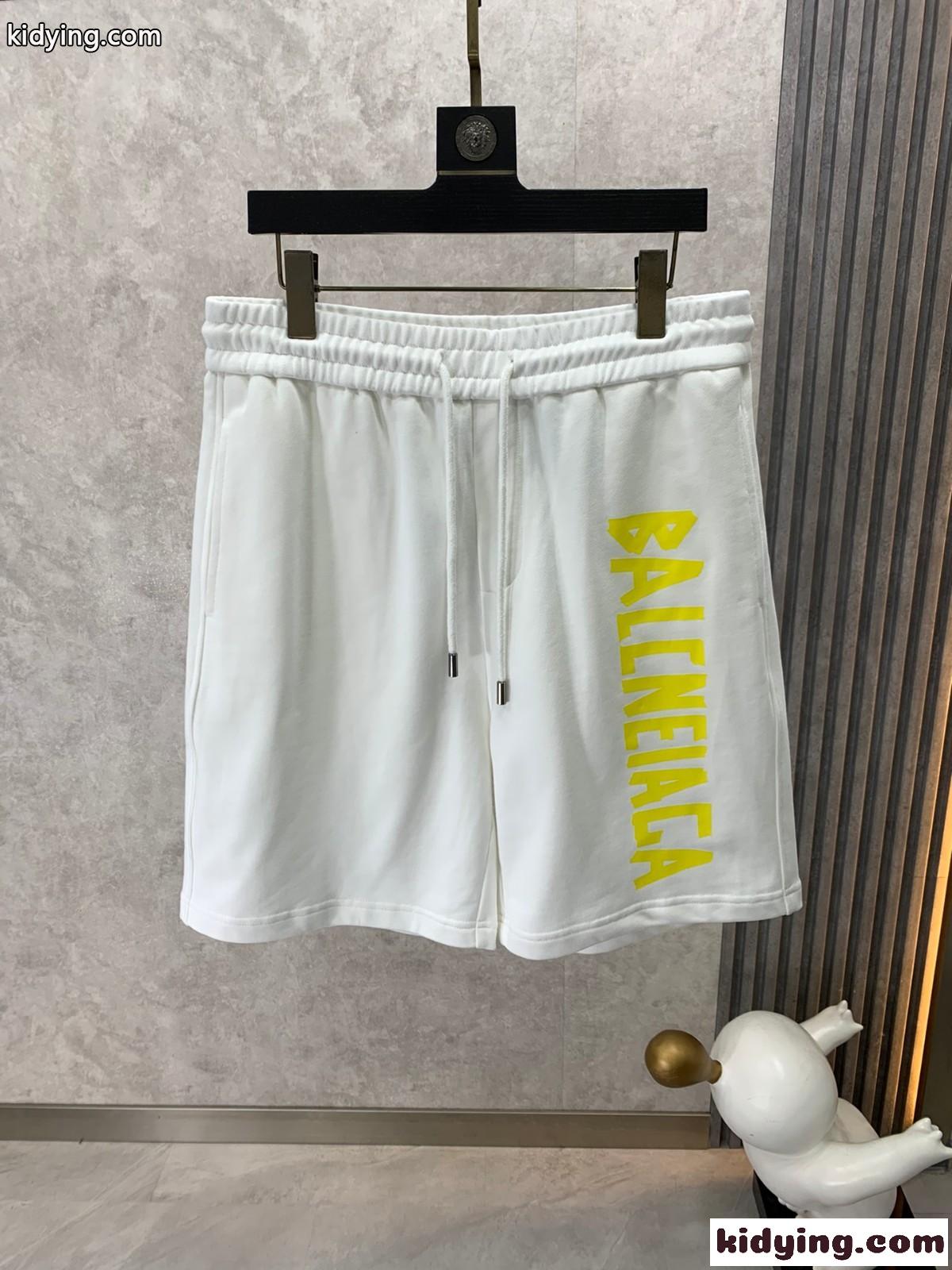 合わせやすい 定番 快適 ロゴ バレンシアガ パンツ コピー メンズ ショートパンツ-0