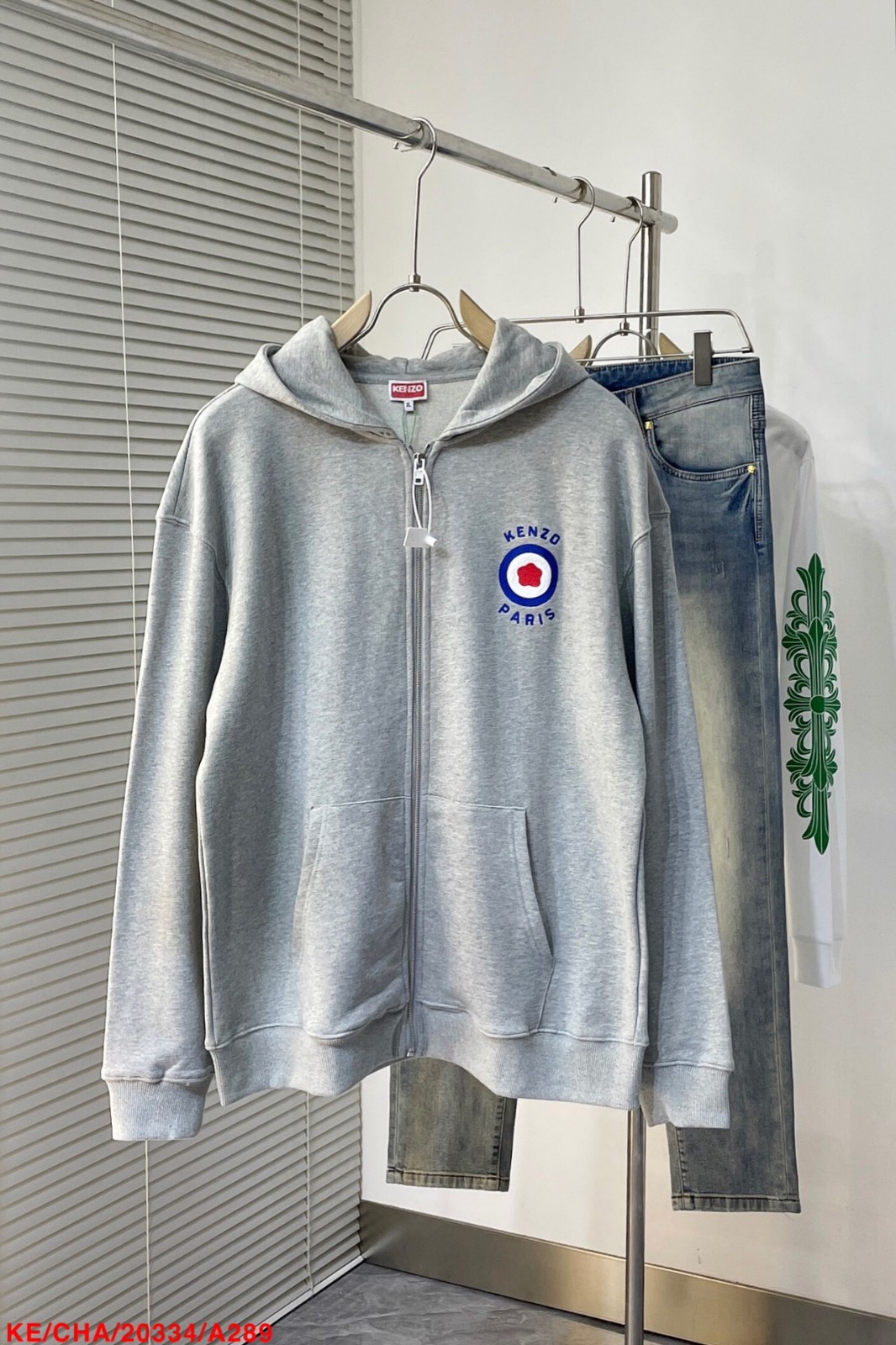 KENZO TARGET ジップ スウェット ケンゾー パーカー コピー フーディー-2