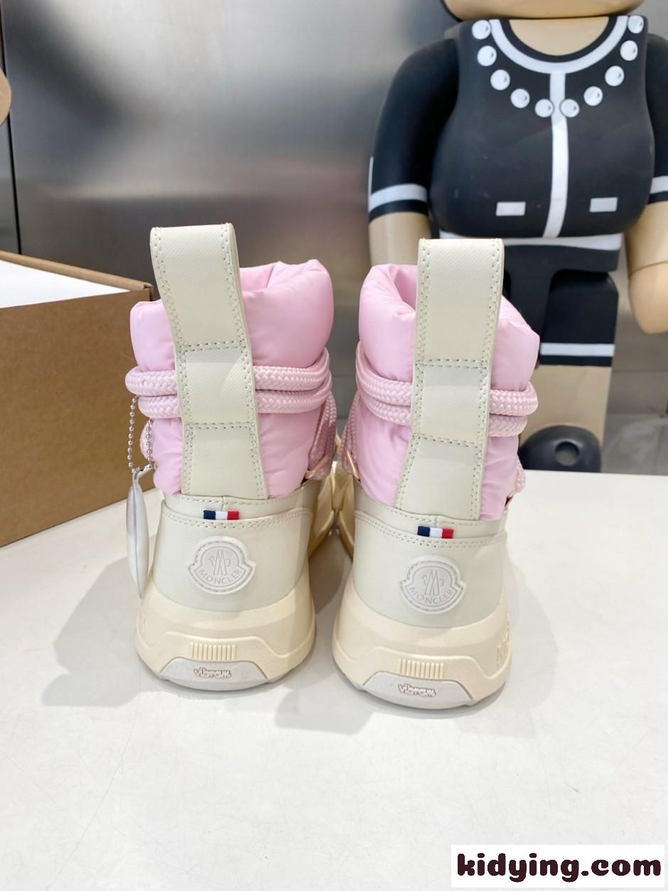 人気 おしゃれ Moncler Altive Mid スノーブーツ モンクレール ブーツ スーパーコピー ピンク-3