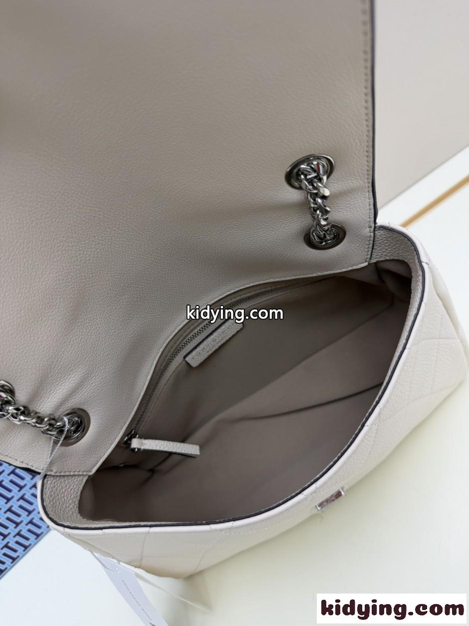 Tory Burch チャーリー キルト ショルダーバッグ トリーバーチ コピー ホワイト-4
