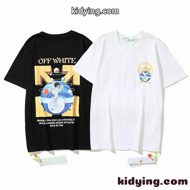 おしゃれ プリント カジュアル ゆったり クルーネック オフホワイト tシャツ コピー 半袖 春夏 トップス-0