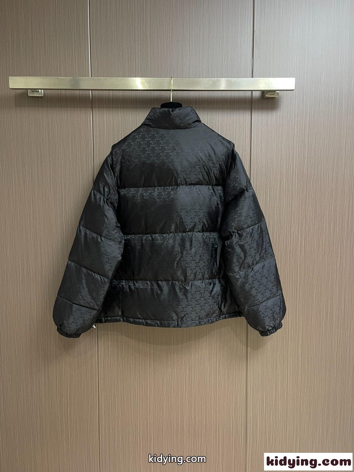 上品 カジュアル トリオンフ ダウンブルゾン セリーヌ ダウンジャケット コピー-0