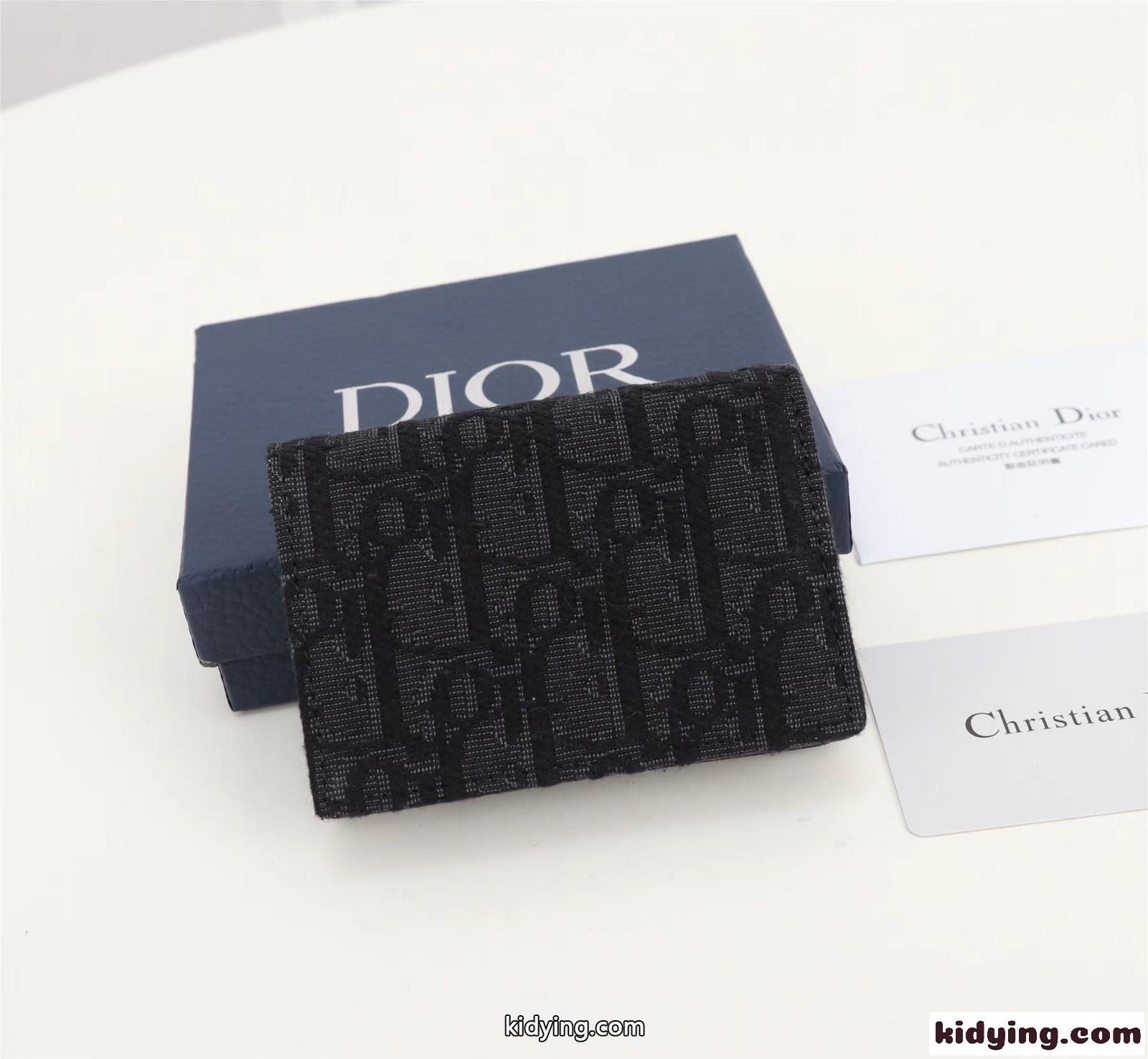ディオール オブリーク ジャカードビジネスカードホルダー クリスチャン・ディオール 財布 コピー-1