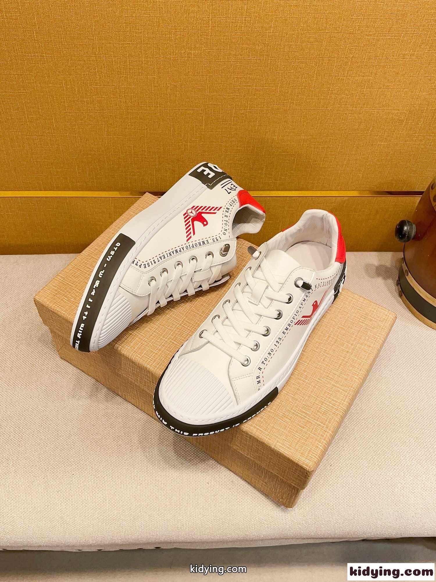 ローカット メンズ ベーシック アルマーニ スニーカー コピー おしゃれ カジュアルシューズ-2