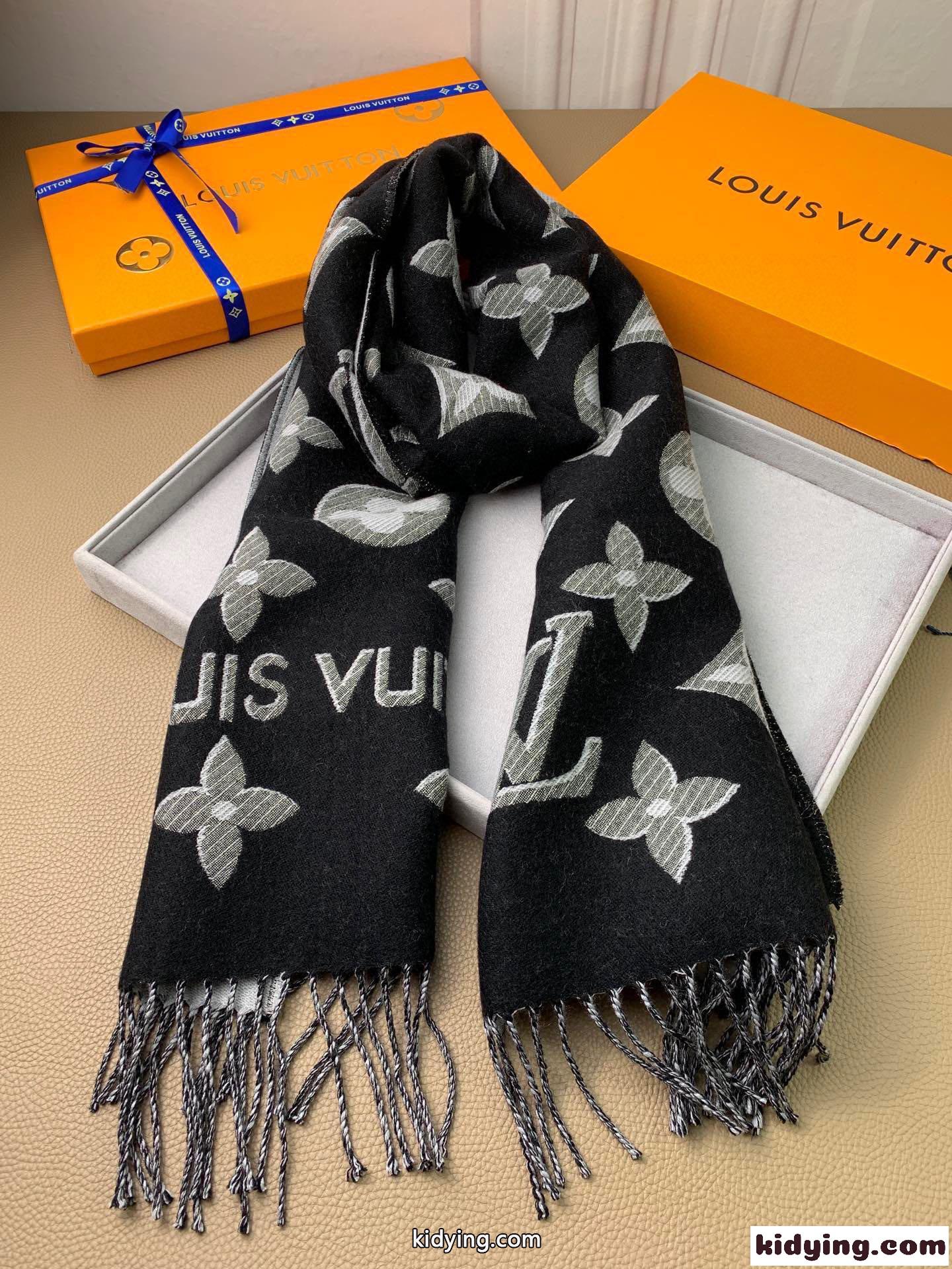 LV エセンシャル シャイン マフラー ルイヴィトン スカーフ コピー-4