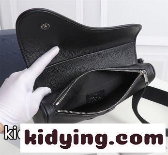 Diorディオール メンズSADDLEメンズショルダーバッグ バストバッグ ディオール バッグ 人気コピー 黒の牛革-5