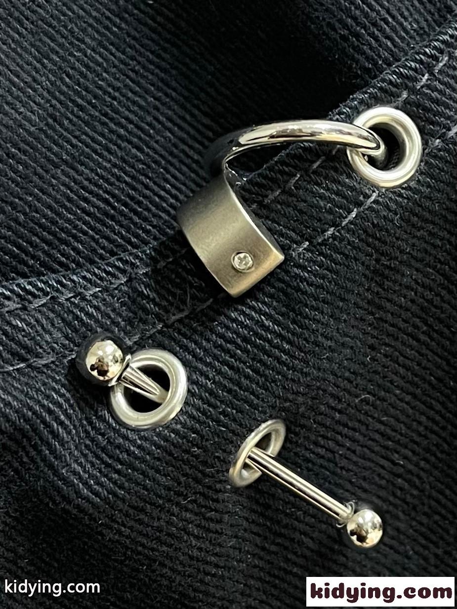 大人気 ユニセックス PIERCED BAGGY パンツ バレンシアガ ジーンズ コピー デニムパンツ-3