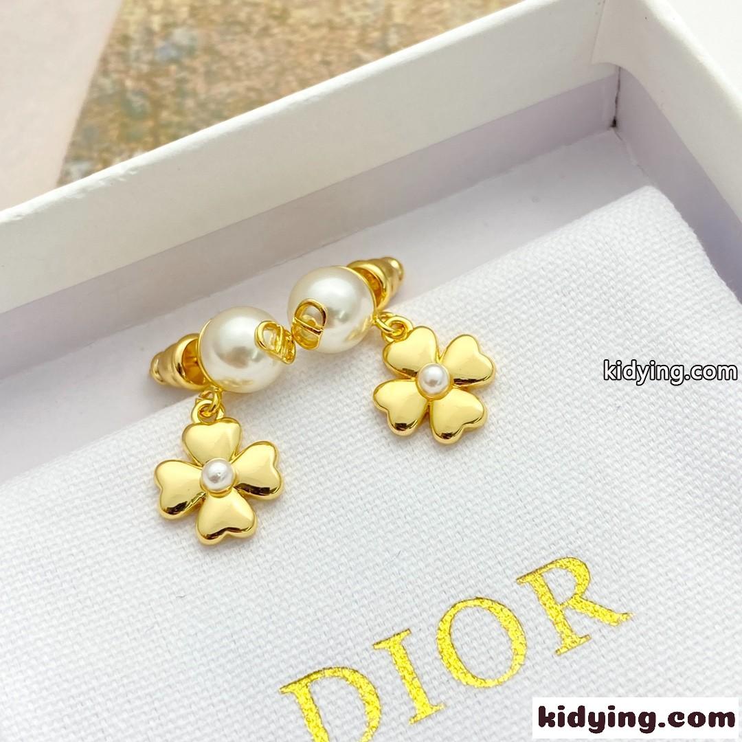 Dior Tribales ピアス メタル &パール クリスチャン・ディオール イヤリング スーパーコピー-0