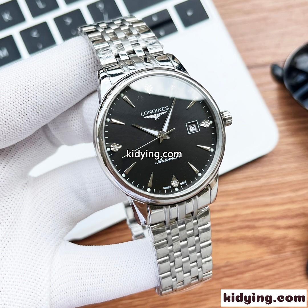 ロンジン 時計 コピー 40mm 洗練された クラシック 自動巻き ウォッチ-0
