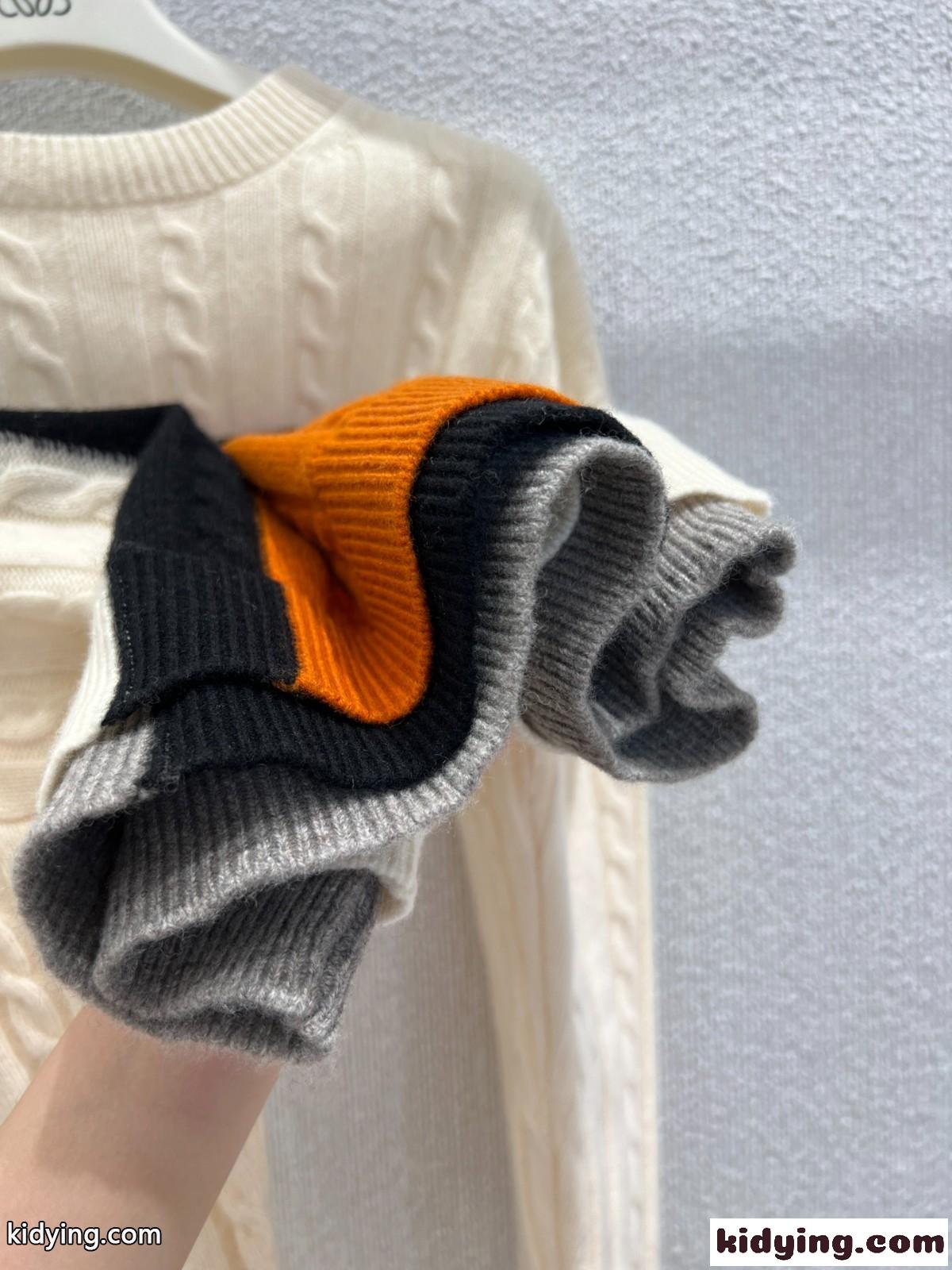 LOEWE x Albers*ウールセーター ロエベ セーター コピー ショート丈-3