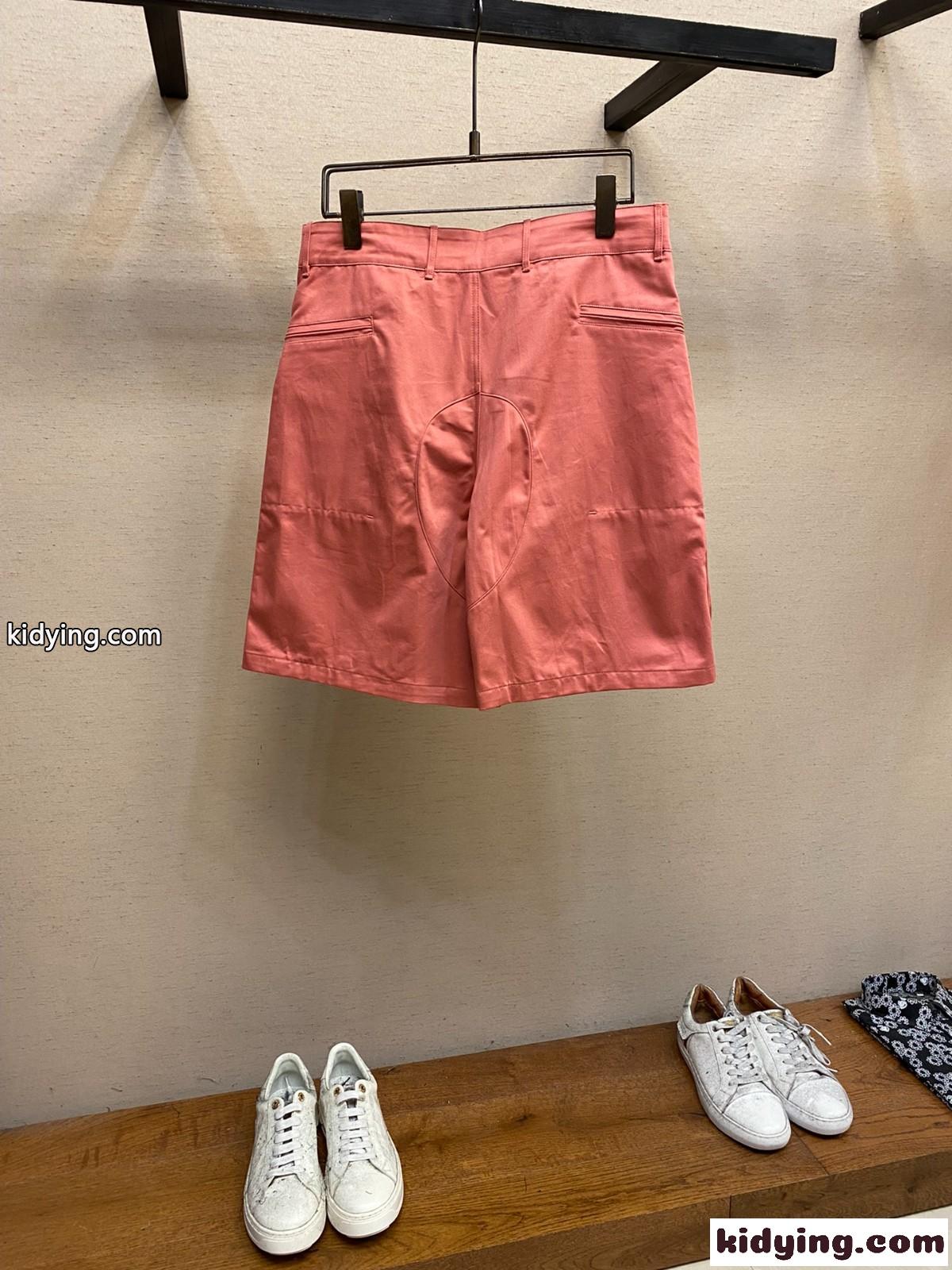 クリスチャン・ディオール パンツ コピー DIOR AND STONE ISLAND バミューダショートパンツ レッド-0