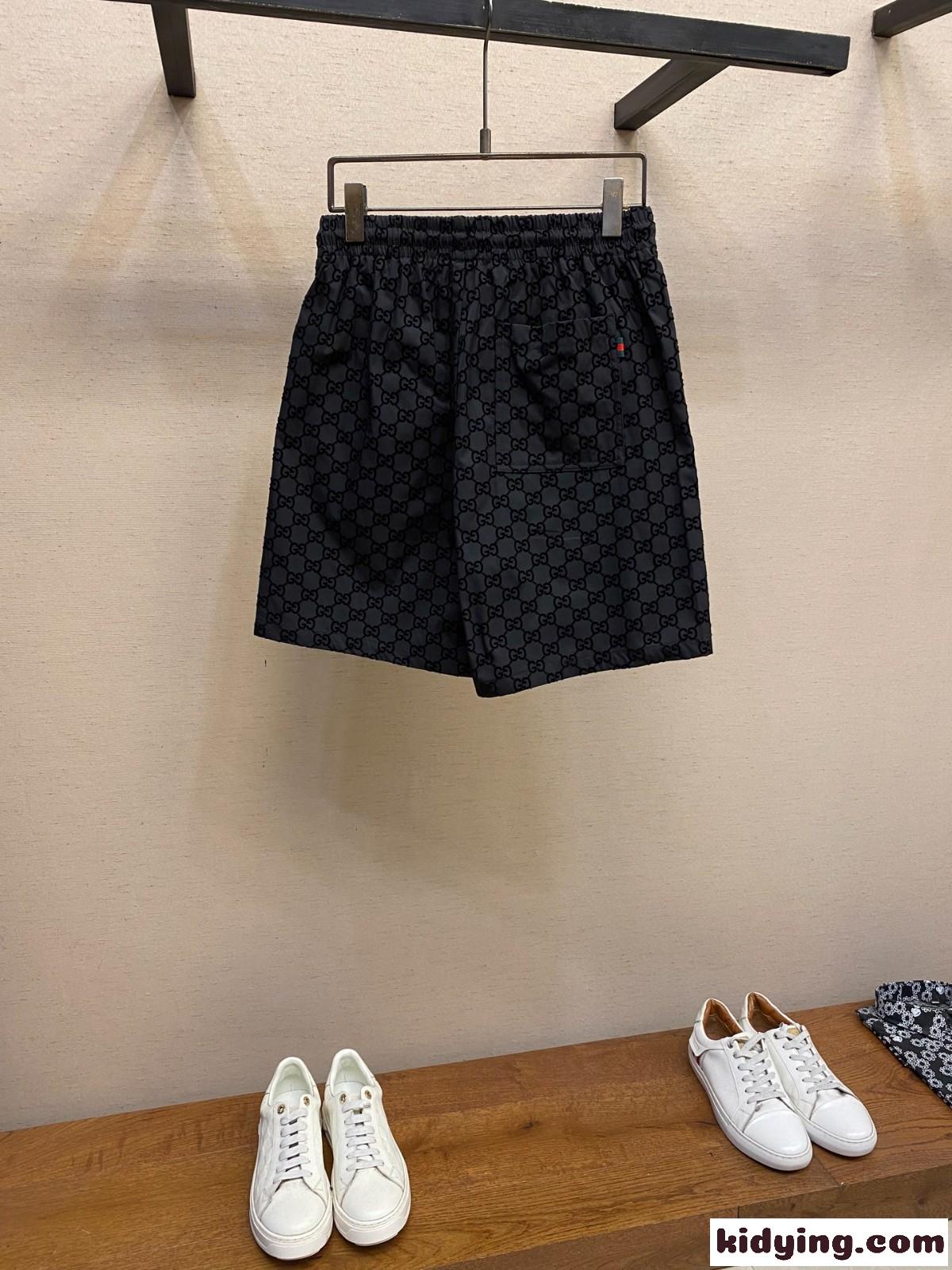 カジュアル 上品 GG ショートパンツ グッチ パンツ 偽物 ブラック-2