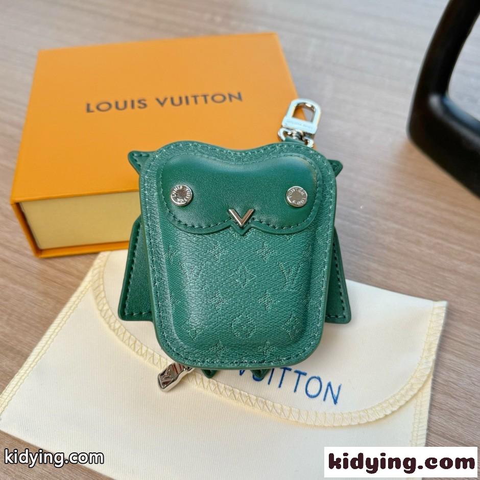 バッグチャーム・LV オウル ルイ・ヴィトン キーホルダー 偽物 グリーン-0