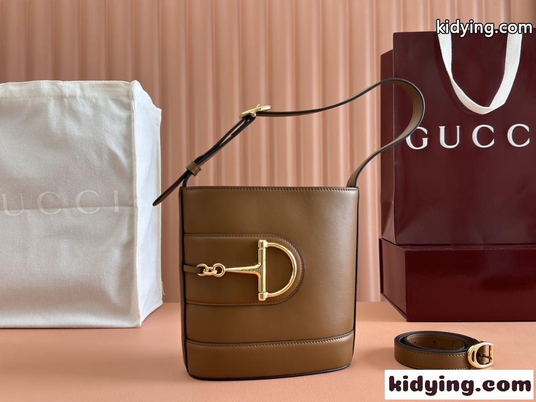 GUCCI 73 スモール バケットバッグ グッチ バッグ スーパーコピー 833665 ブラウン-2