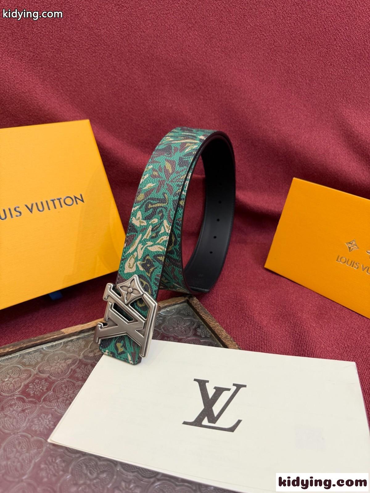 ベルト･LV フラワー カモフラージュ 40MM リバーシブル ルイ・ヴィトン スーパーコピー-0