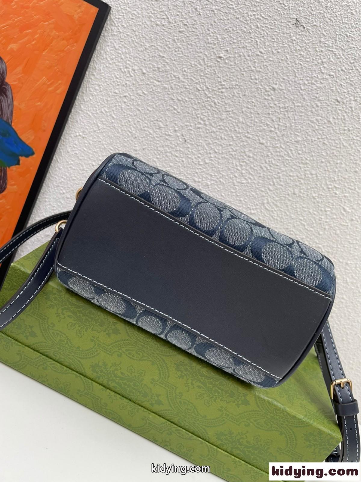 レディース コーチ シグネチャー 2WAY ROWAN ローワンミニボストンバッグ スーパーコピー-3