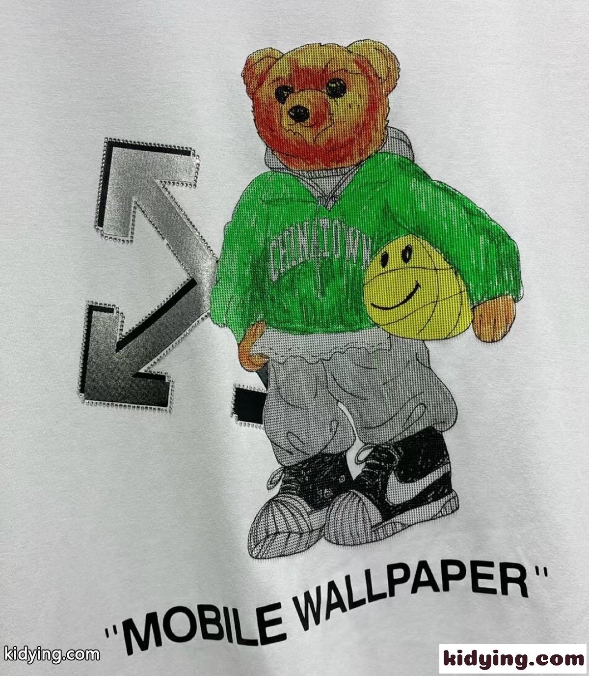 快適 コットン 通気 メンズ プリント クルーネック オフホワイト tシャツ コピー 半袖 春夏 おしゃれ カジュアル トップス-4