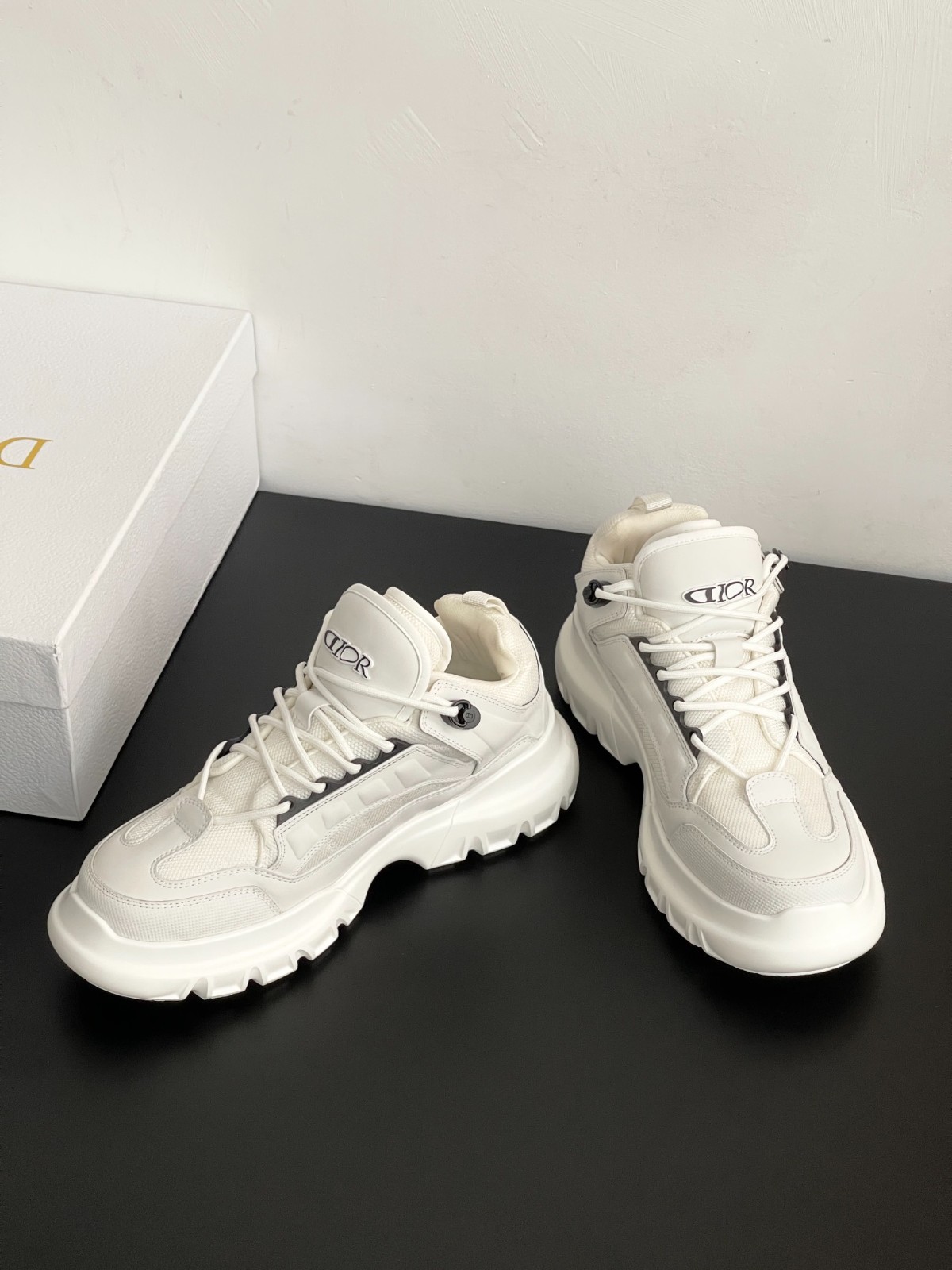 DIOR AND LEWIS HAMILTON Dior Snow ダービーシューズ クリスチャン・ディオール スニーカー スーパーコピー ホワイト-1