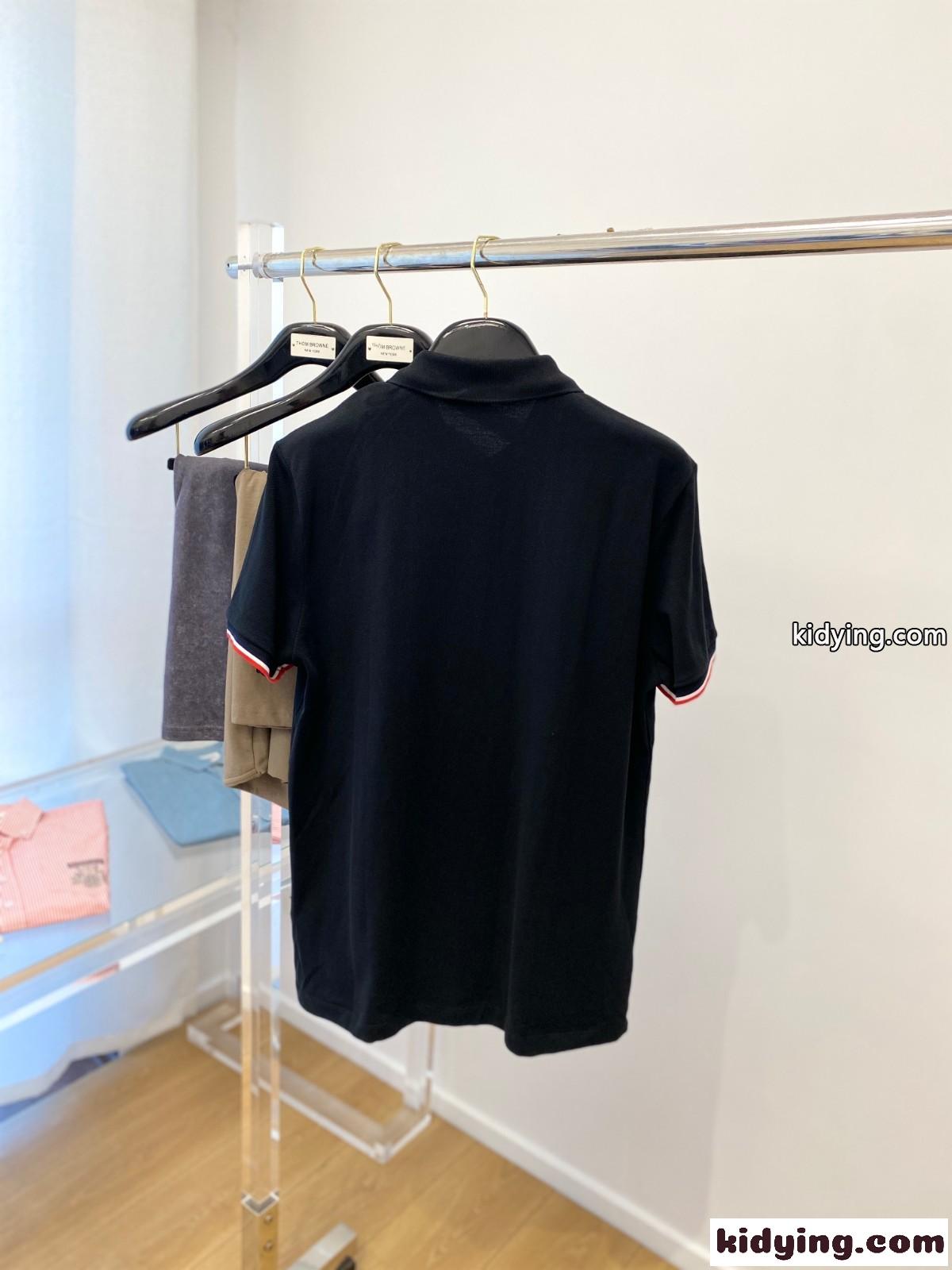 モンクレール Tシャツ コピー おしゃれ ロゴ入り 半袖 メンズ ポロシャツ-4