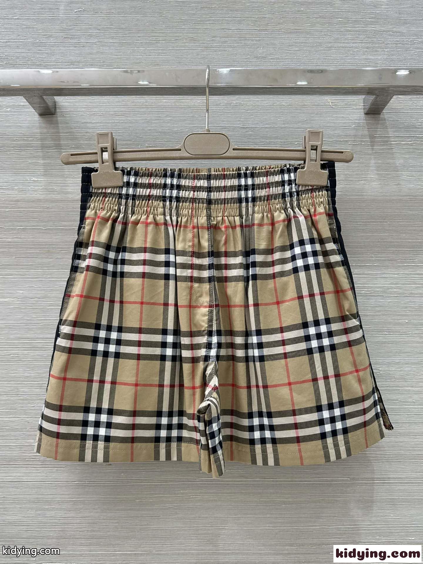 バーバリー パンツ コピー ショートパンツ 大人気 チェック コットンショーツ-2