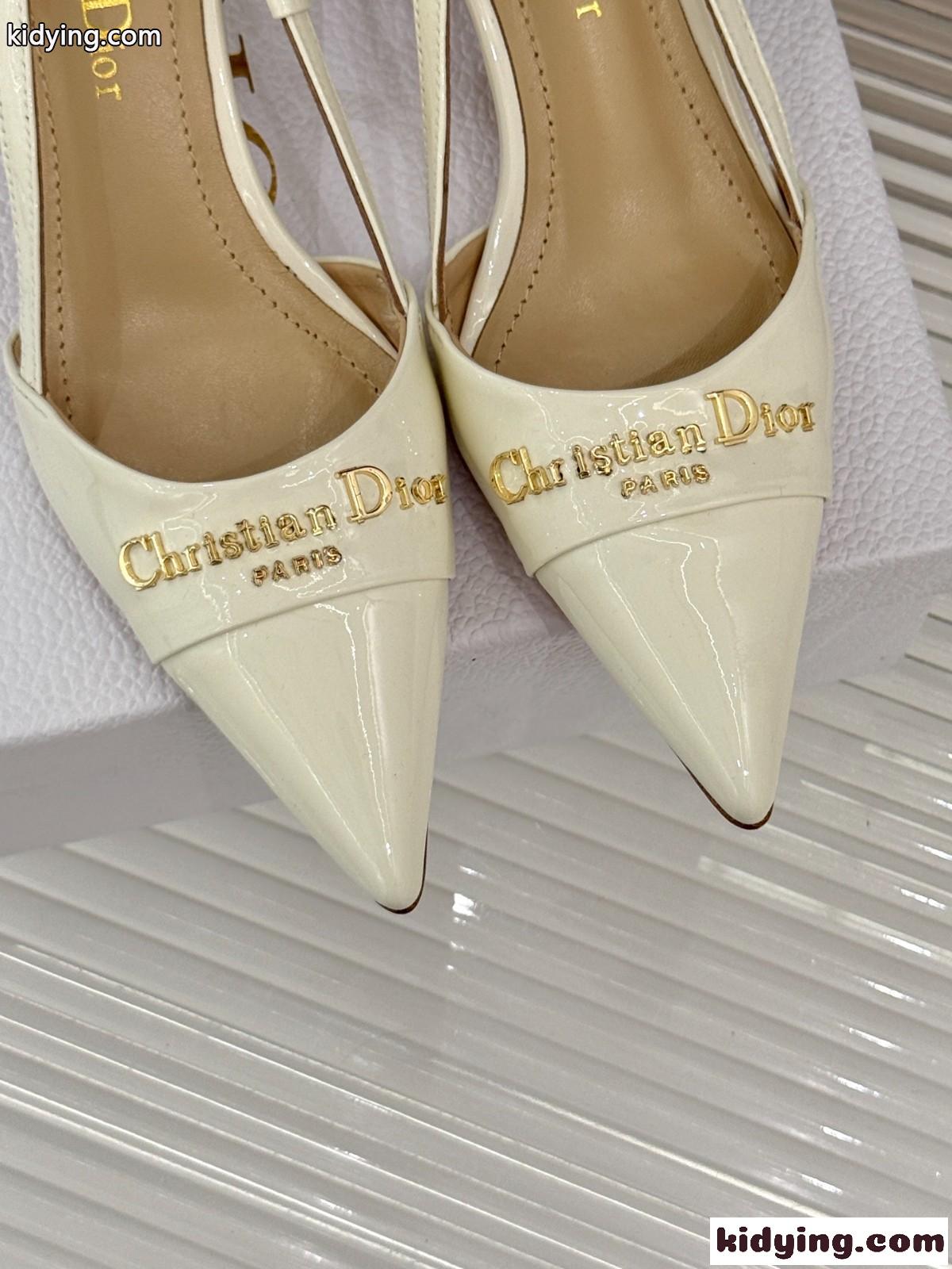 My Dior スリングバックパンプス クリスチャン・ディオール パンプス コピー ベージュ-3