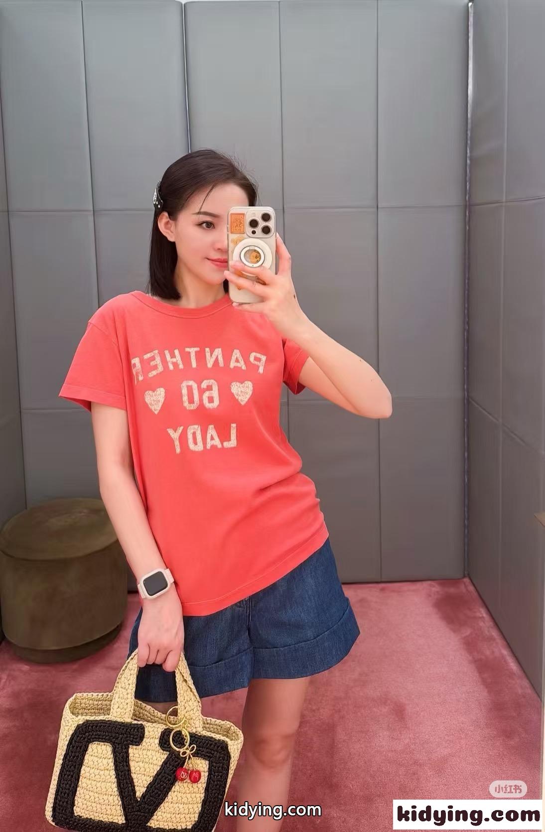 お洒落 プリントコットンTシャツ ヴァレンティノ Tシャツ コピー クルーネック-3