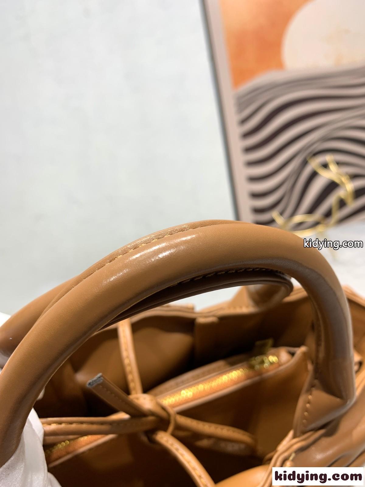 インスタで話題☆プリーツ アルコ トートバッグ ボッテガ・ヴェネタ バッグ コピー ブラウン-1