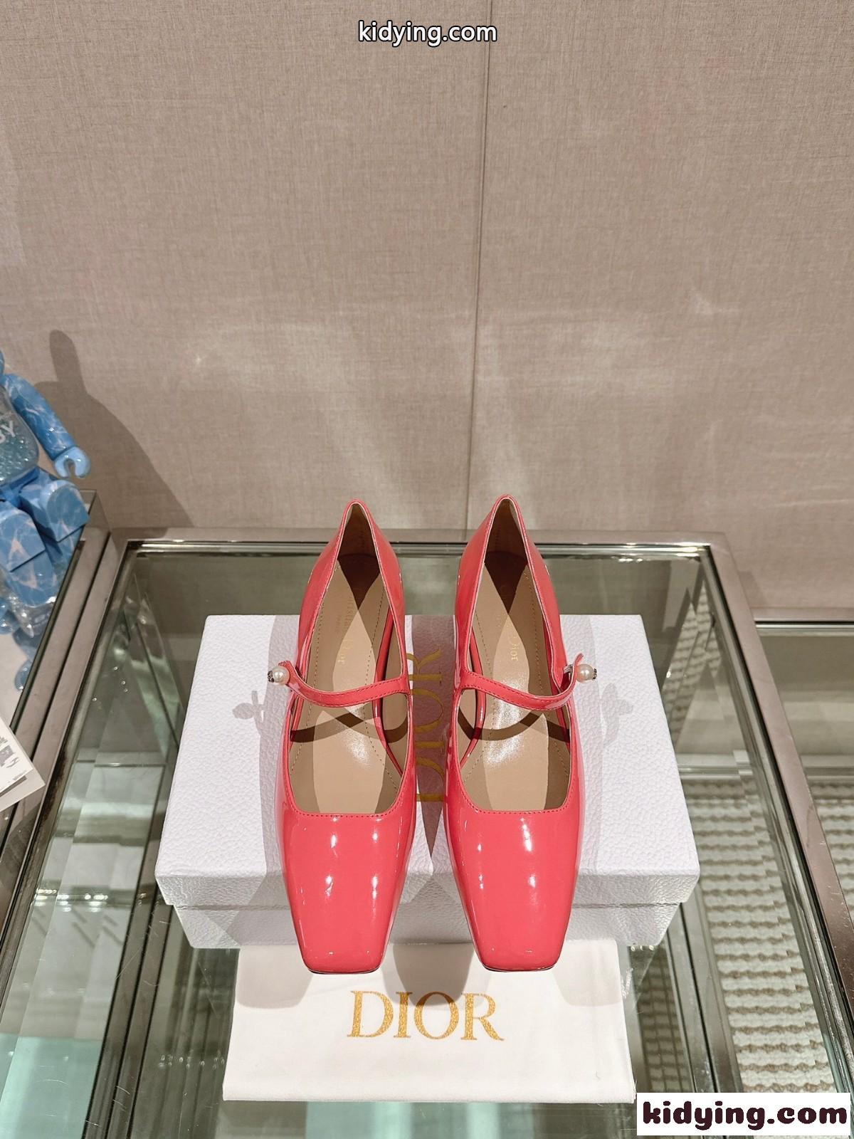 クリスチャン・ディオール シューズ コピー JOLIE DIOR パンプス 3.5cm ピンク-2
