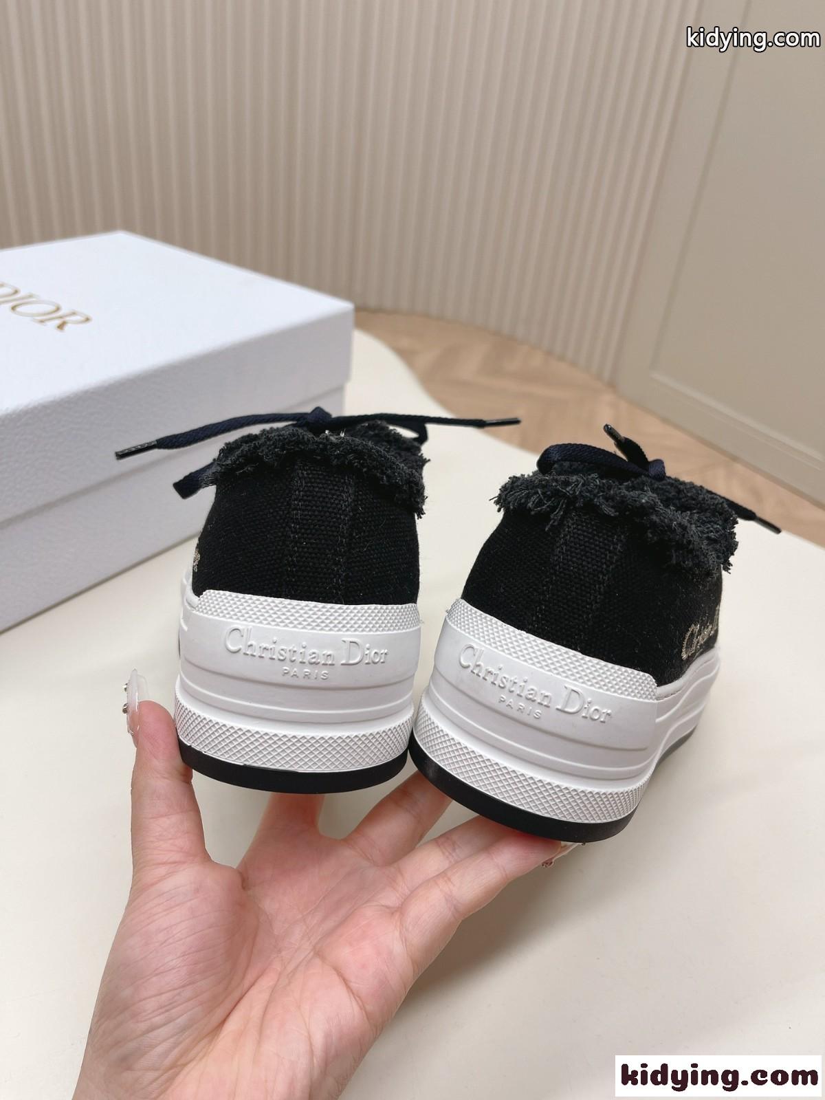 WalknDior プラットフォームスニーカー クリスチャン・ディオール スニーカー コピー ブラック-4